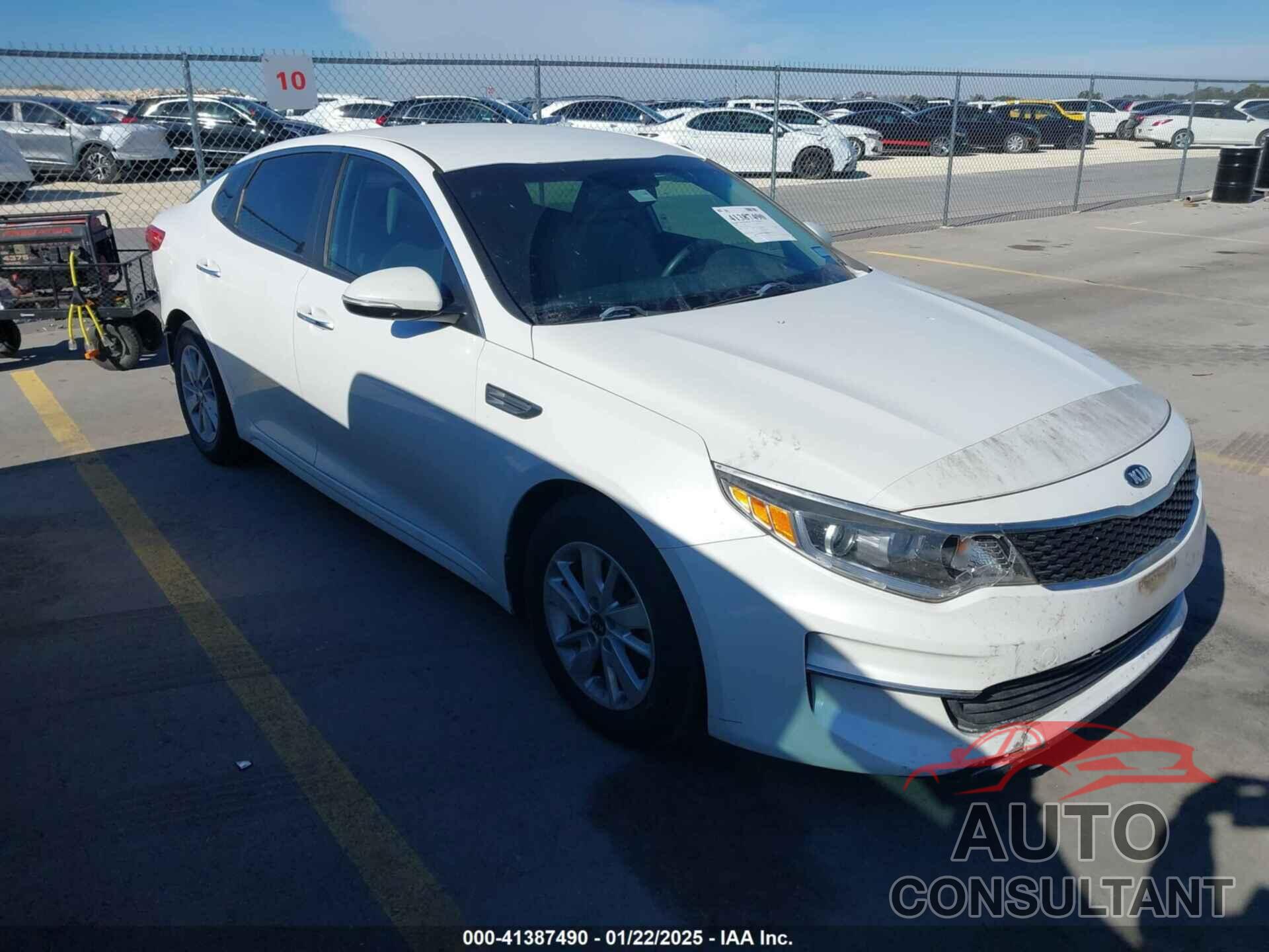 KIA OPTIMA 2016 - KNAGT4L31G5071530