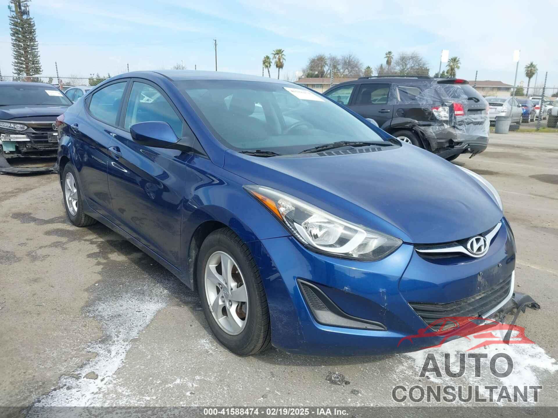 HYUNDAI ELANTRA 2015 - 5NPDH4AE4FH588945