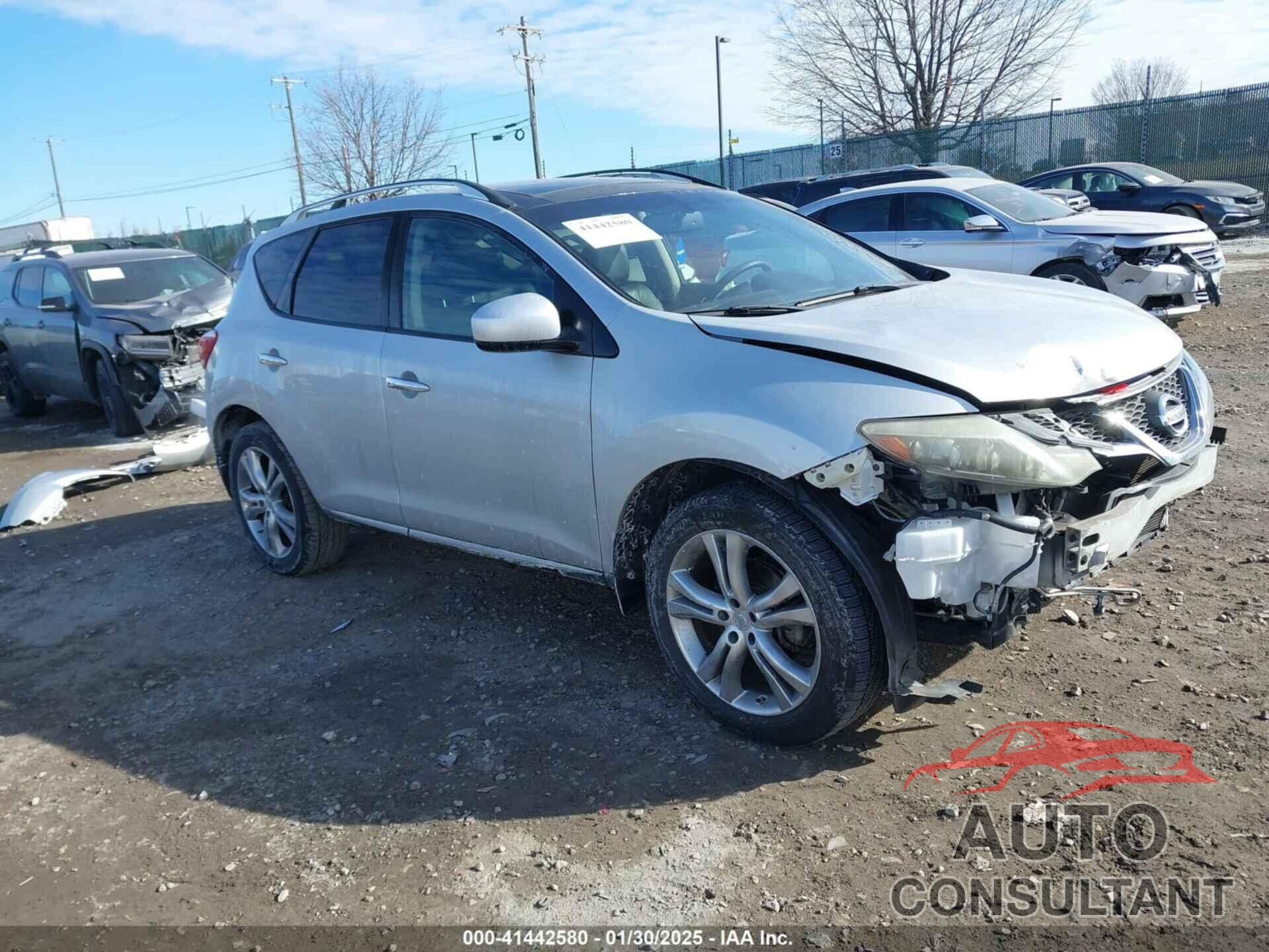 NISSAN MURANO 2011 - JN8AZ1MW6BW159091