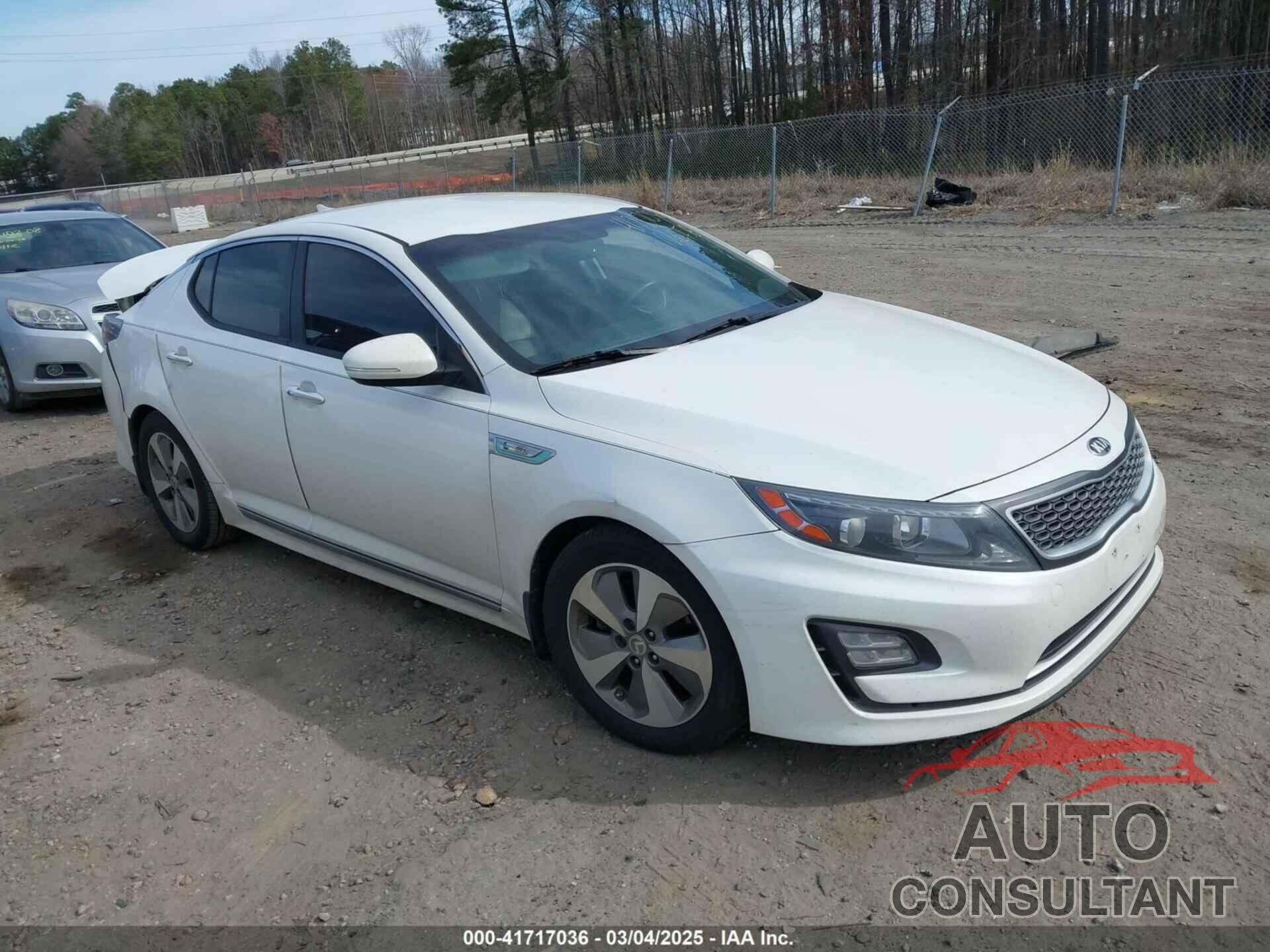 KIA OPTIMA HYBRID 2014 - KNAGN4AD8E5065503