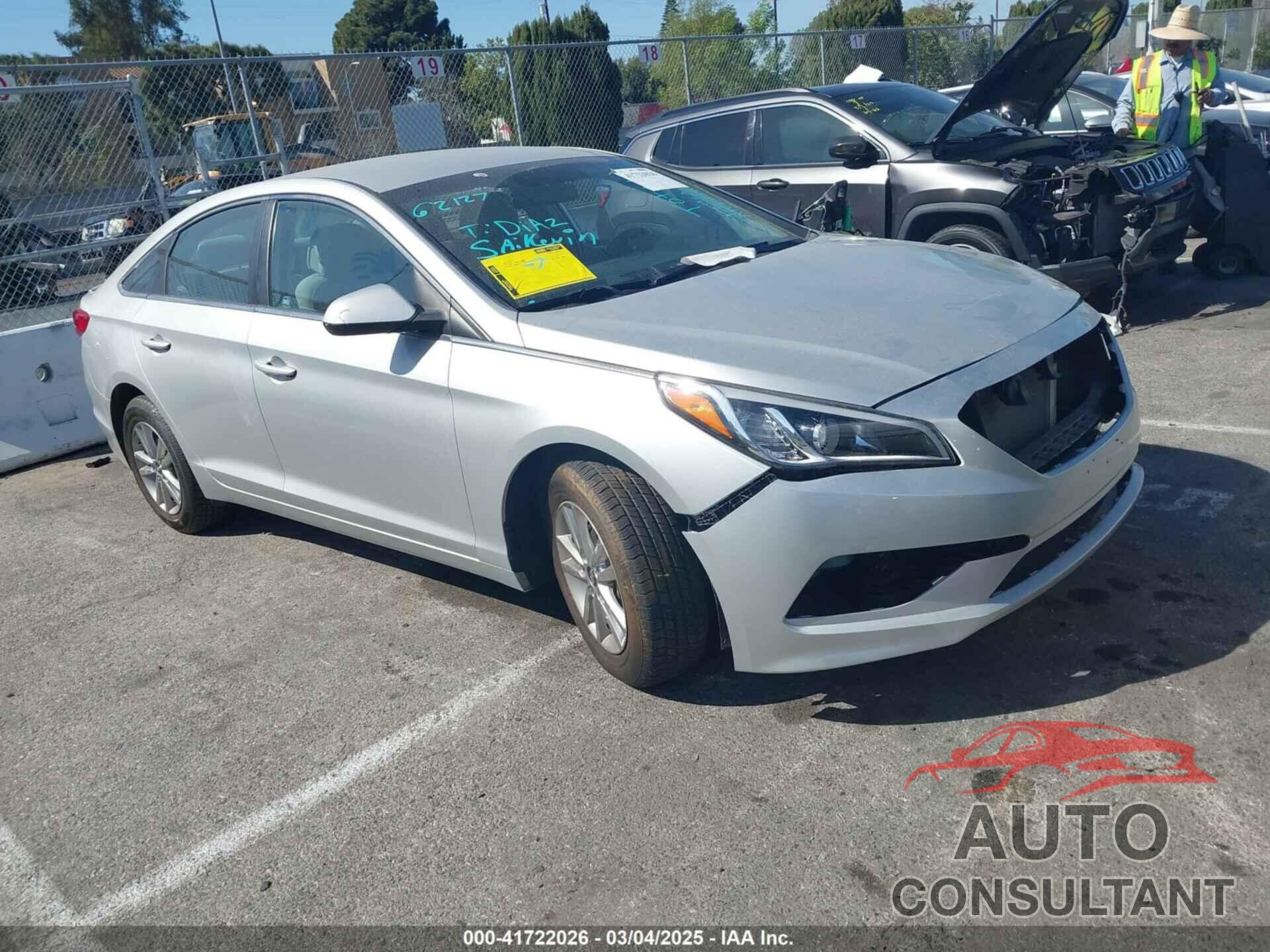 HYUNDAI SONATA 2017 - 5NPE24AF1HH489355