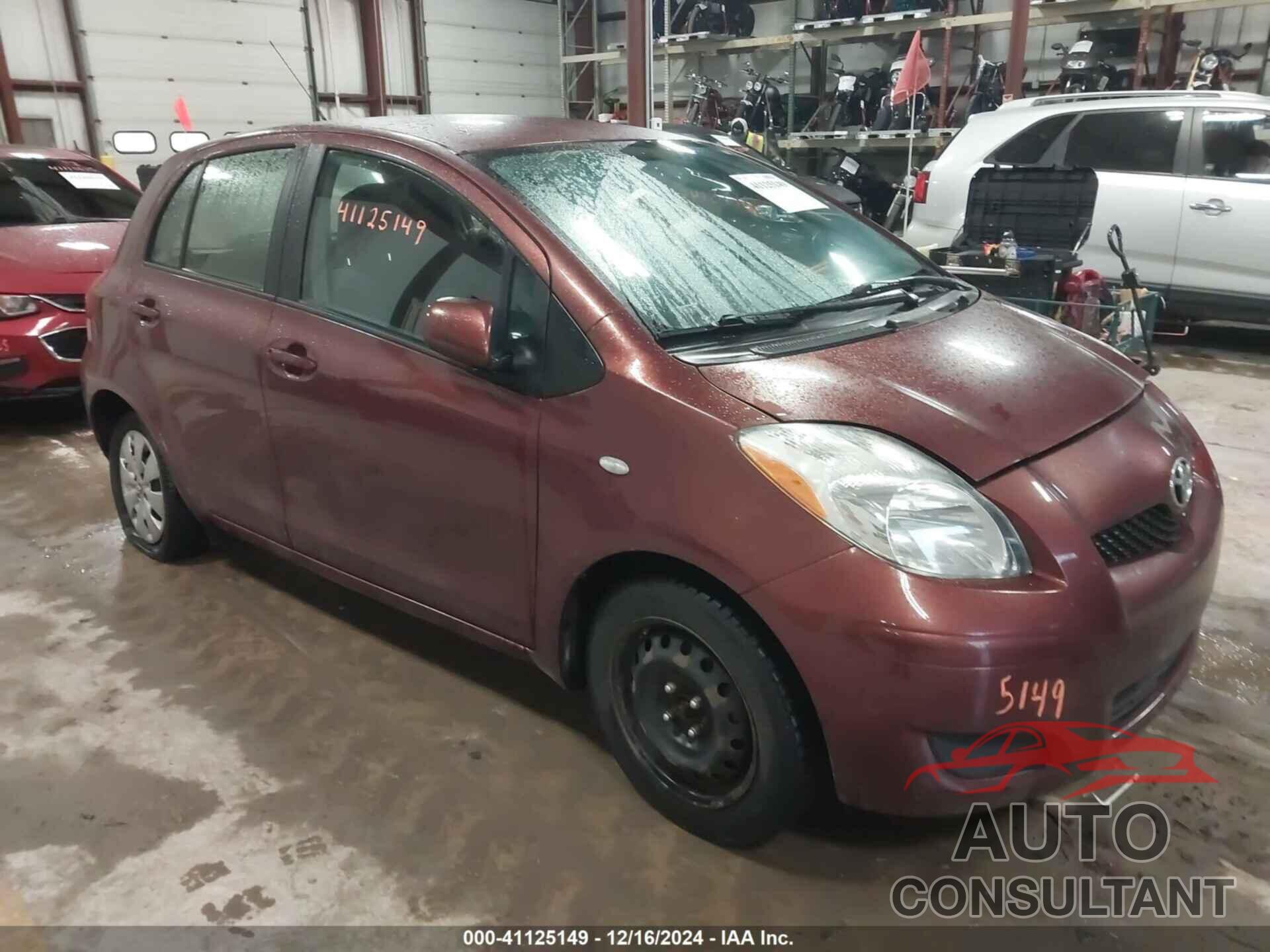 TOYOTA YARIS 2010 - JTDKT4K39A5287812