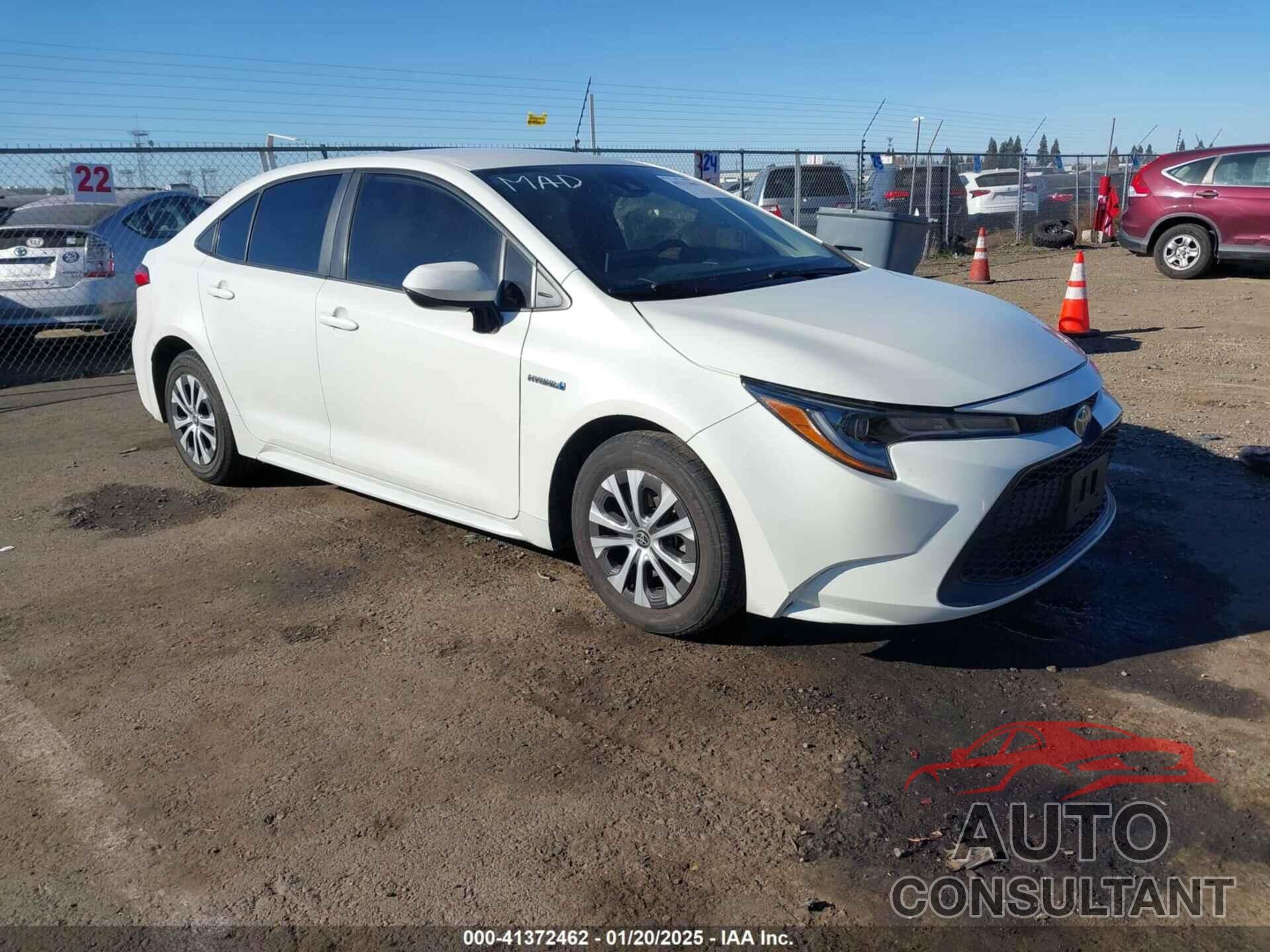 TOYOTA COROLLA 2021 - JTDEAMDE3MJ018024