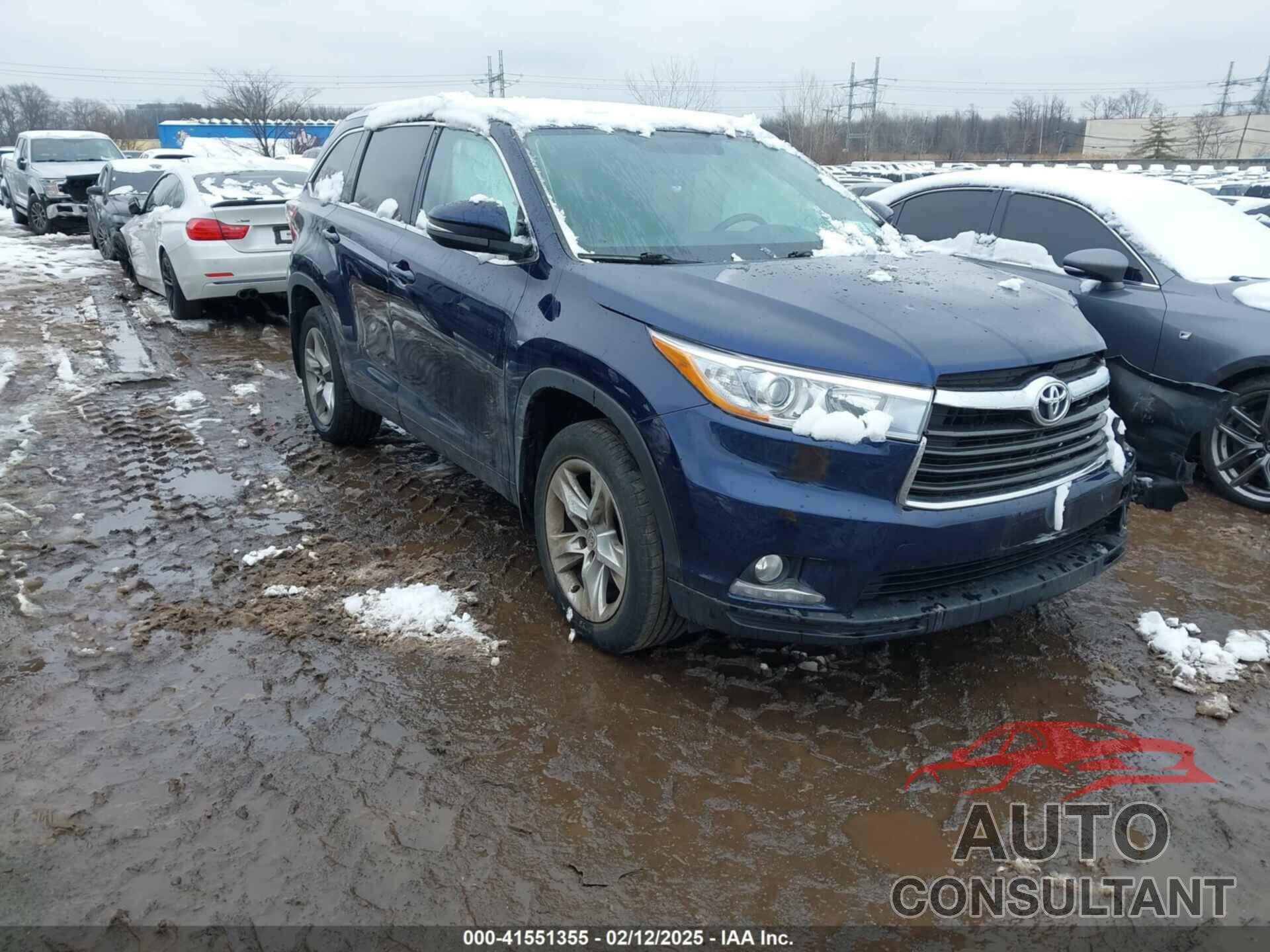 TOYOTA HIGHLANDER 2014 - 5TDDKRFH1ES055199