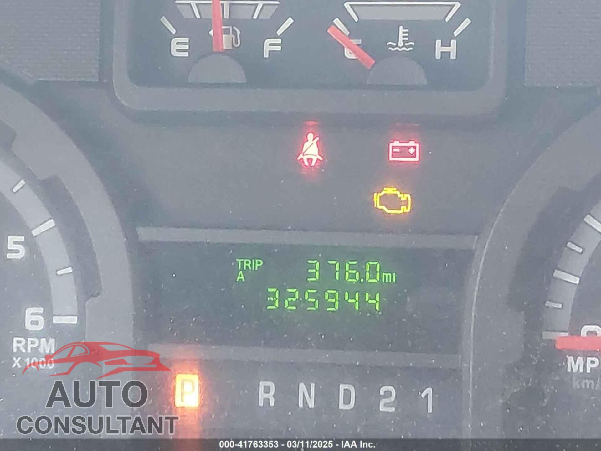 FORD E-150 2010 - 1FTNE1EW6ADA91795