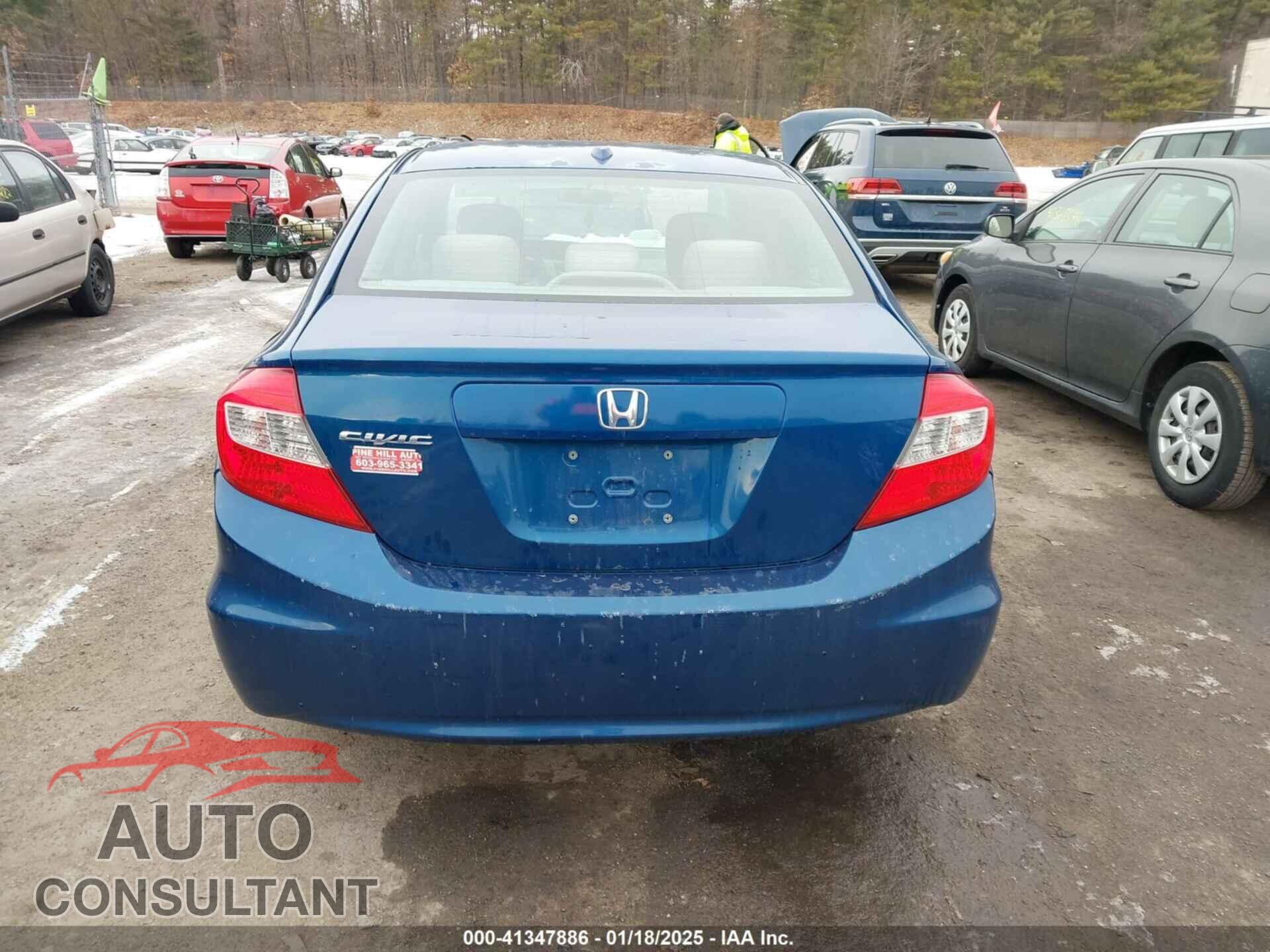 HONDA CIVIC 2012 - 2HGFB2F83CH542918