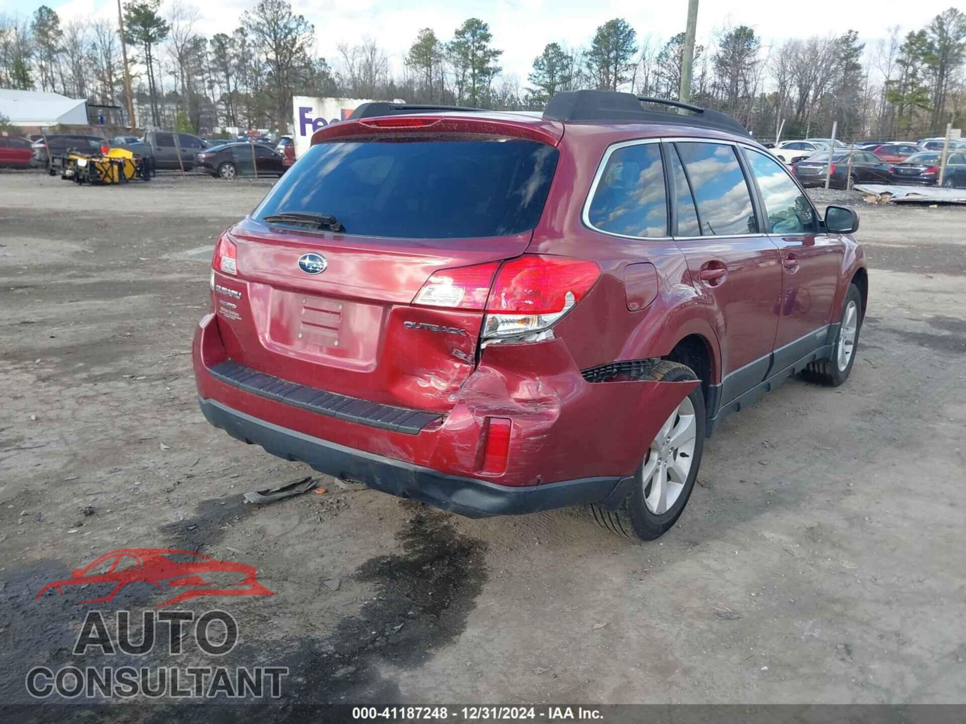 SUBARU OUTBACK 2013 - 4S4BRCCC3D3301562