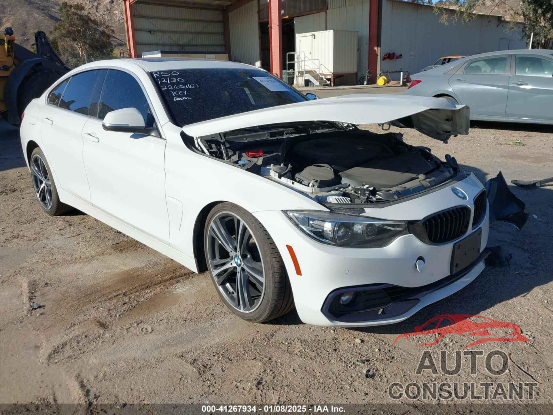 BMW 430I GRAN COUPE 2019 - WBA4J1C5XKBM18159
