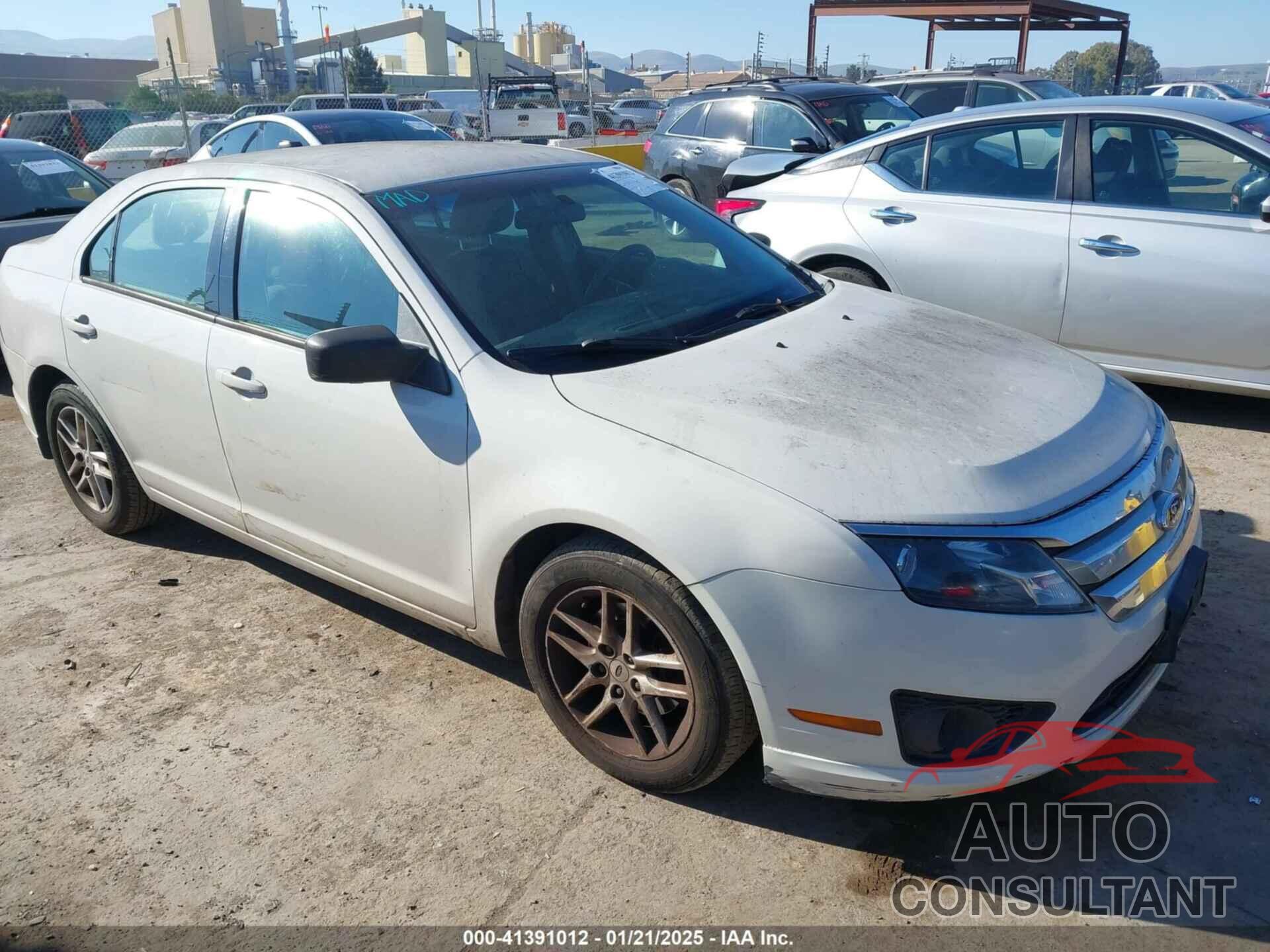 FORD FUSION 2012 - 3FAHP0GA7CR138674
