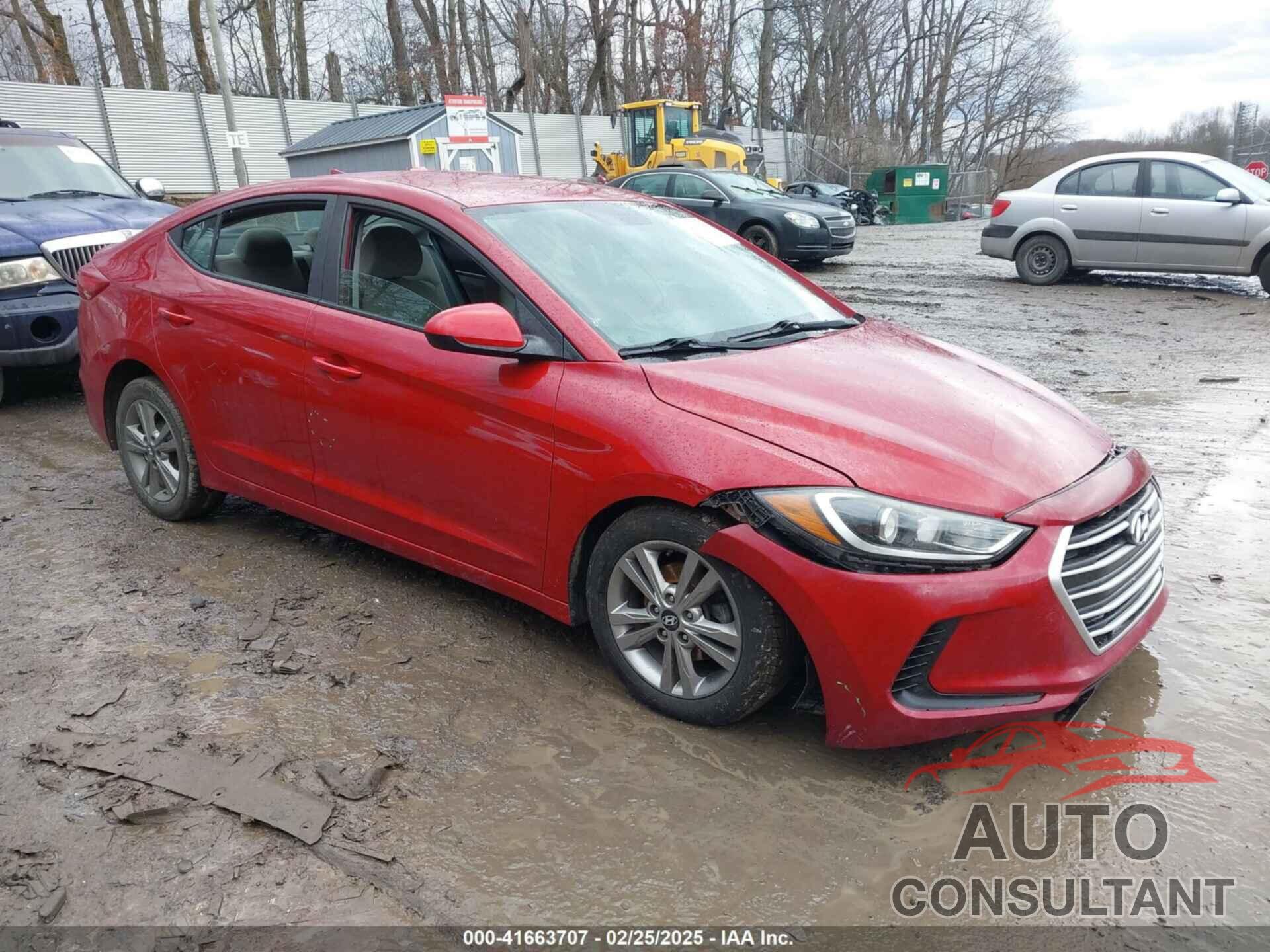 HYUNDAI ELANTRA 2017 - KMHD84LF7HU189523