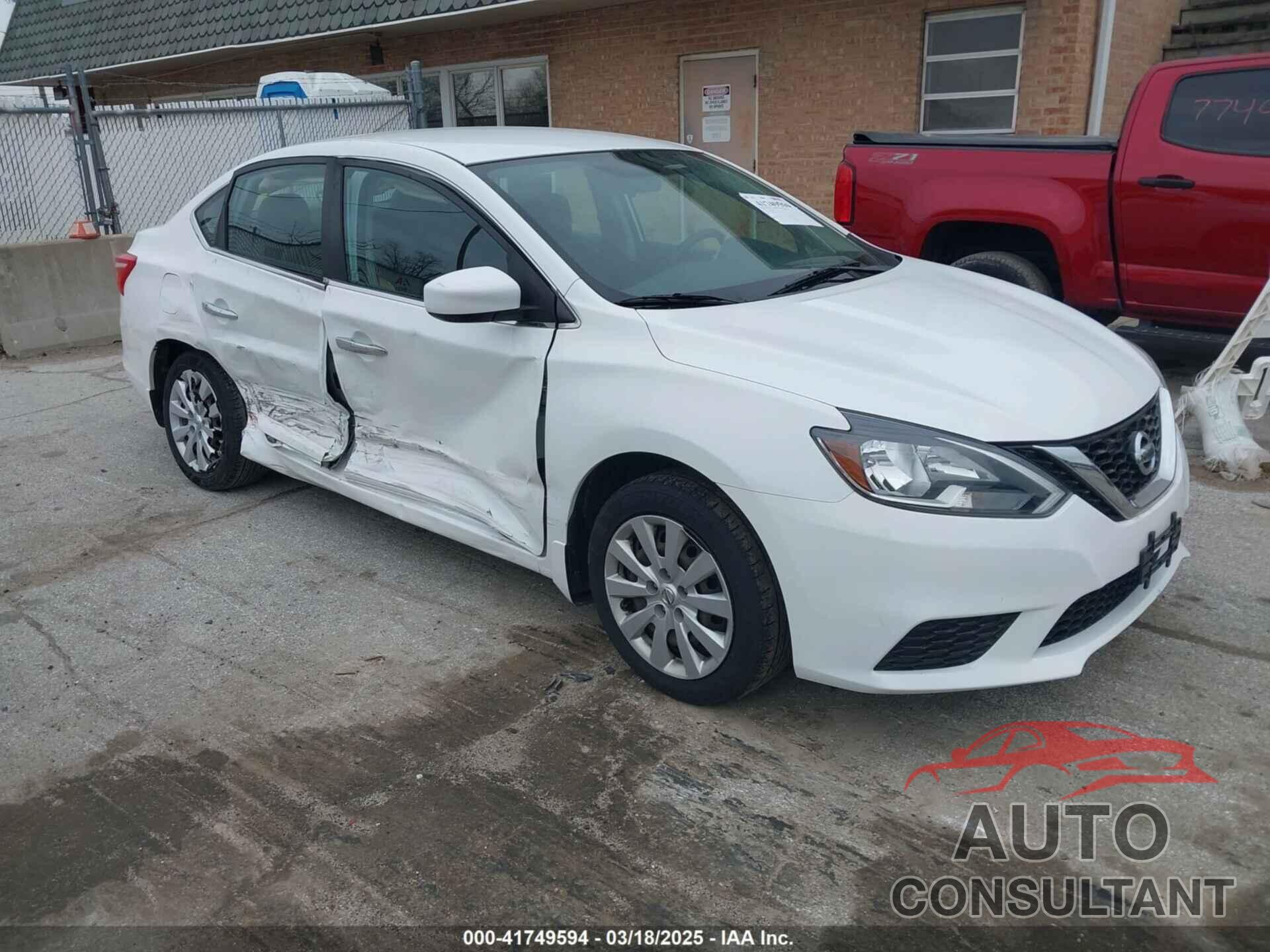 NISSAN SENTRA 2017 - 3N1AB7AP6HY212375
