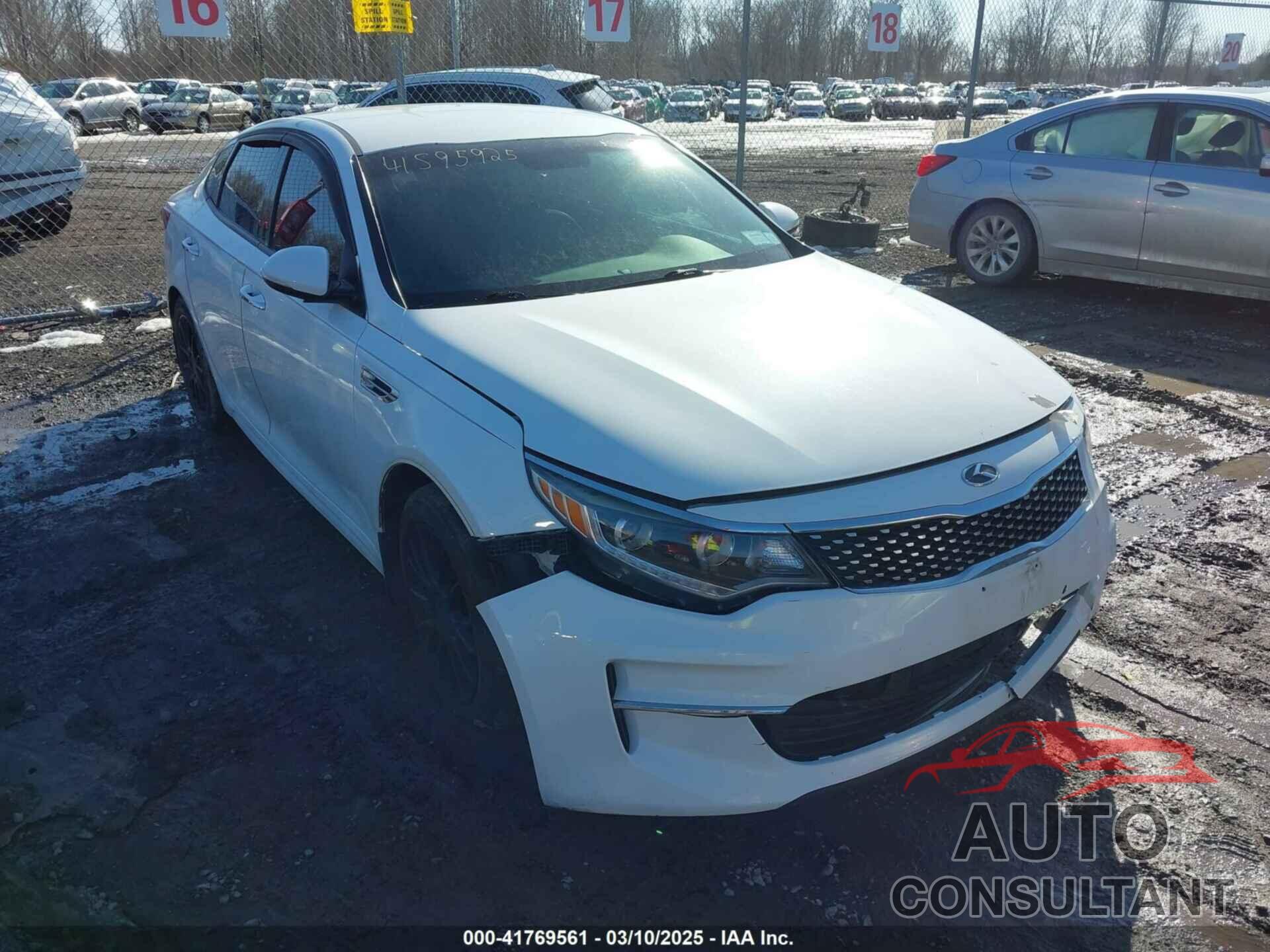 KIA OPTIMA 2016 - 5XXGU4L36GG044173