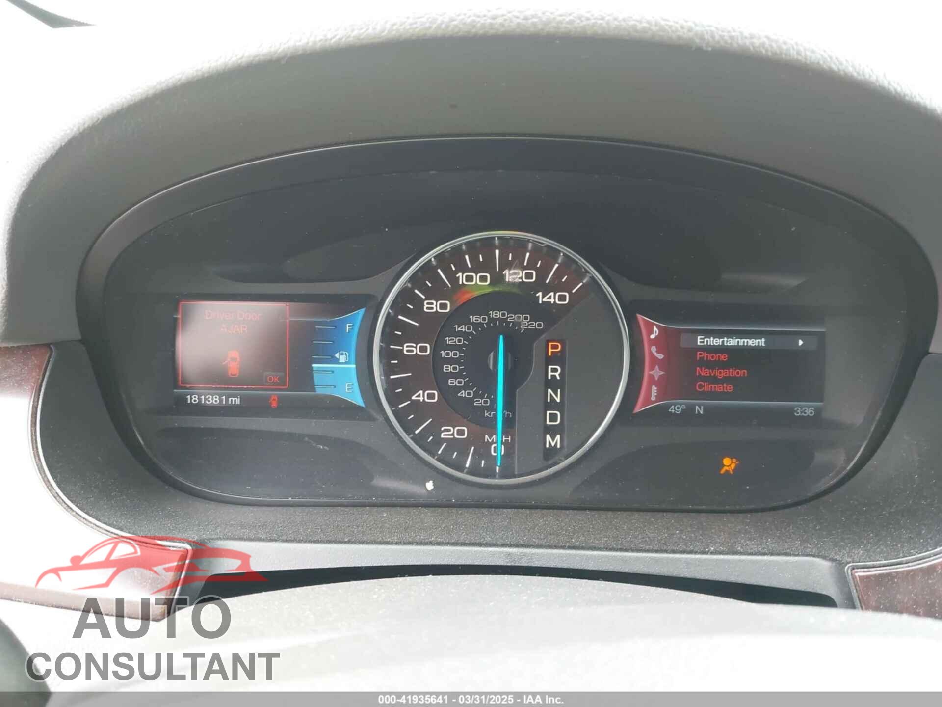 FORD EDGE 2011 - 2FMDK4KC2BBA18653