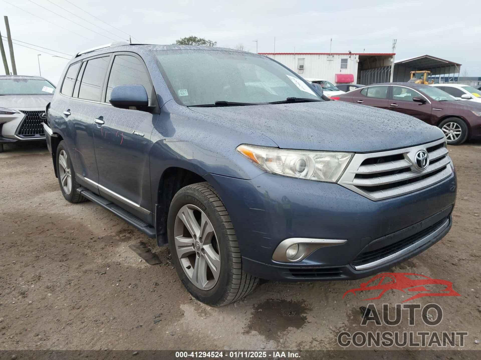 TOYOTA HIGHLANDER 2012 - 5TDYK3EH0CS052467