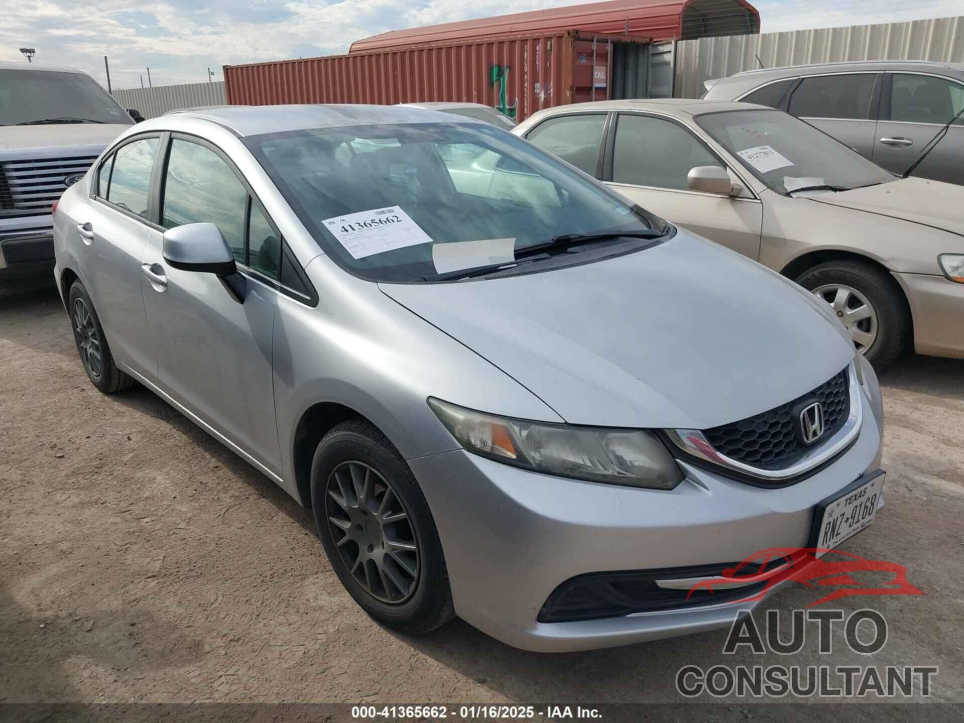 HONDA CIVIC 2013 - 2HGFB2F53DH590264