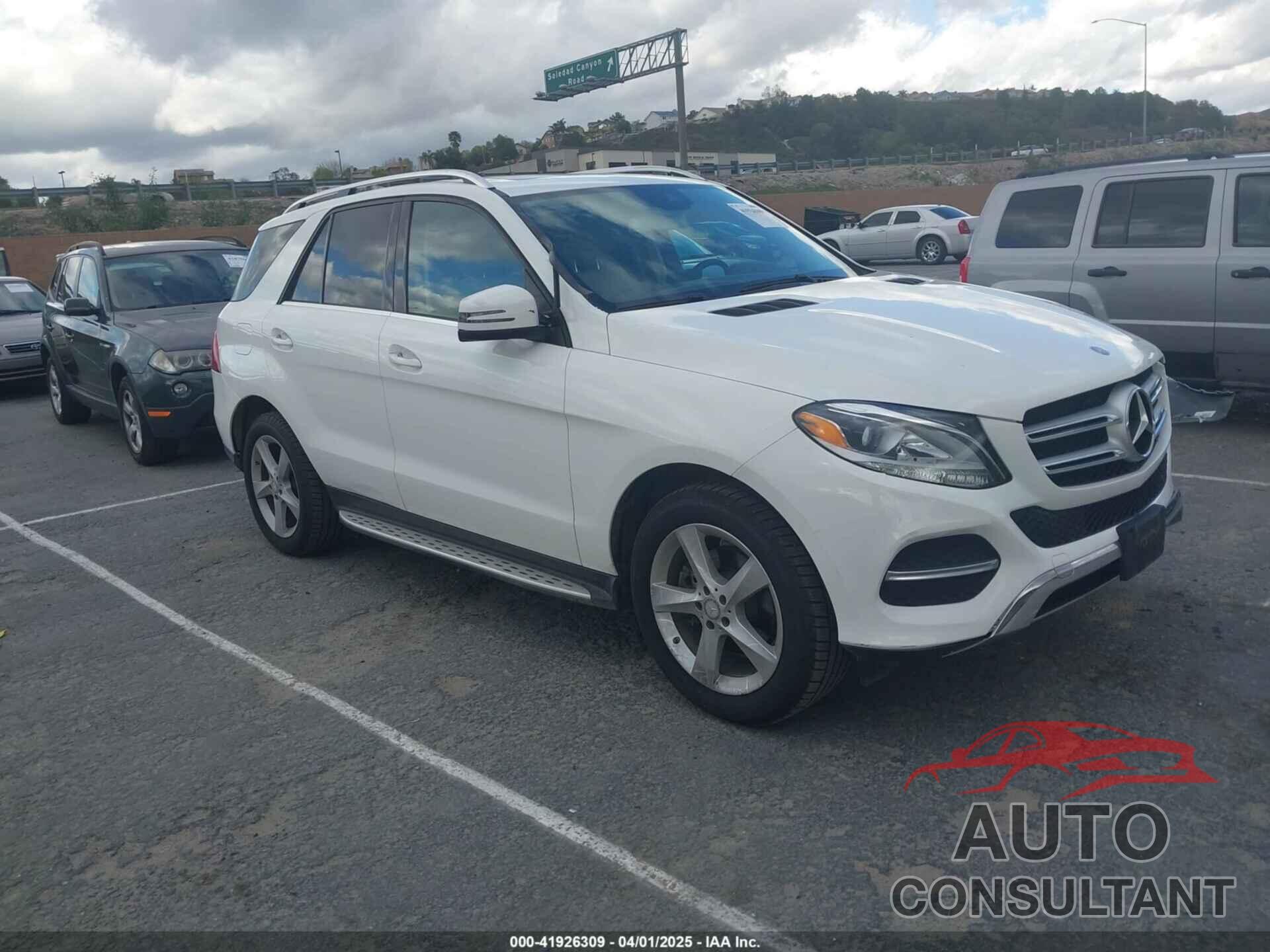 MERCEDES-BENZ GLE 350 2016 - 4JGDA5JB0GA772199