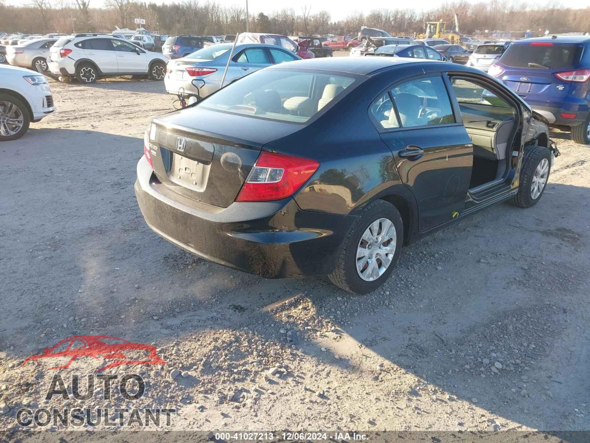 HONDA CIVIC 2012 - 19XFB2F54CE382967