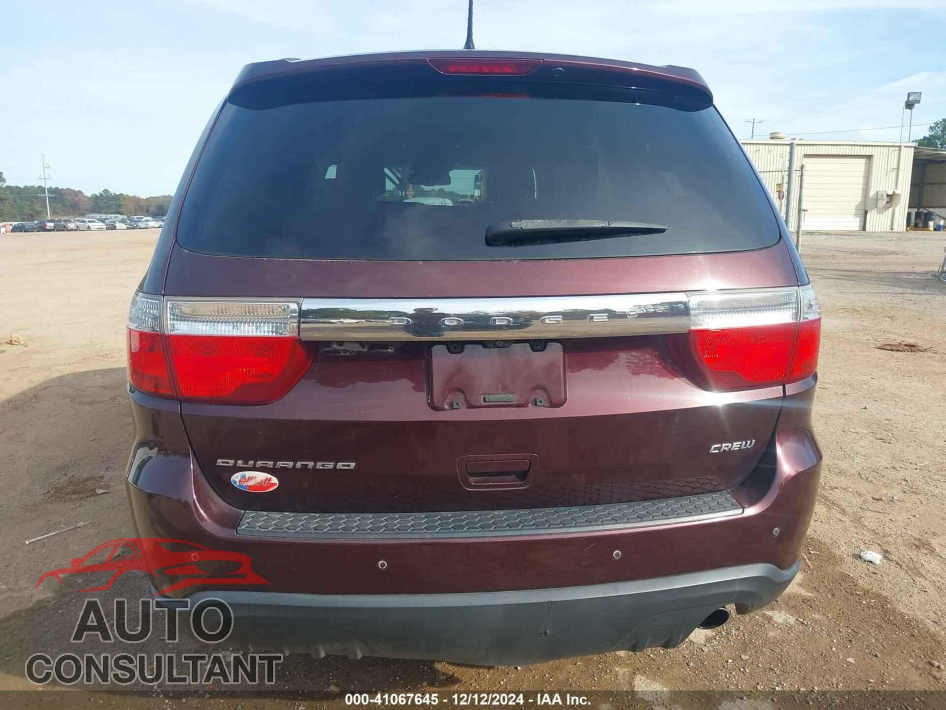 DODGE DURANGO 2012 - 1C4RDHDG3CC320028
