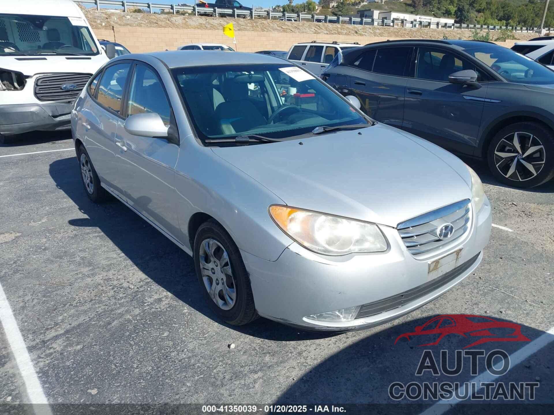 HYUNDAI ELANTRA 2010 - KMHDU4AD9AU167252