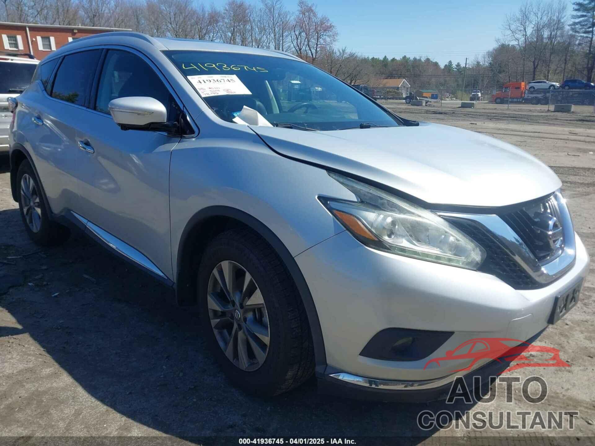 NISSAN MURANO 2015 - 5N1AZ2MHXFN244235