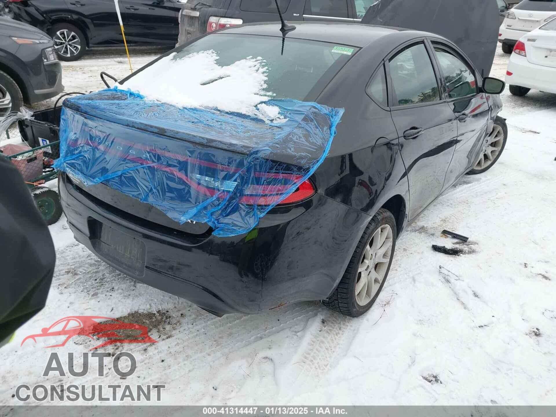 DODGE DART 2013 - 1C3CDFBA4DD301609