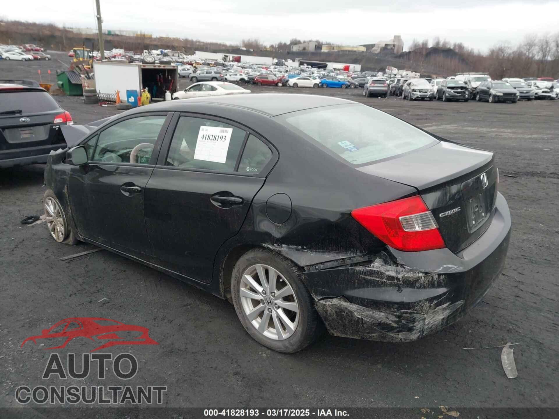 HONDA CIVIC 2012 - 19XFB2F82CE365076