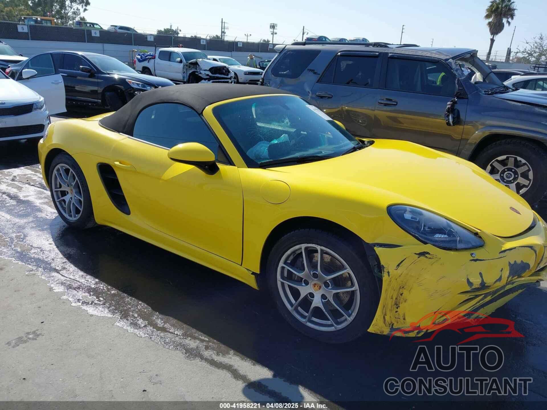 PORSCHE 718 BOXSTER 2021 - WP0CA2A8XMS210397
