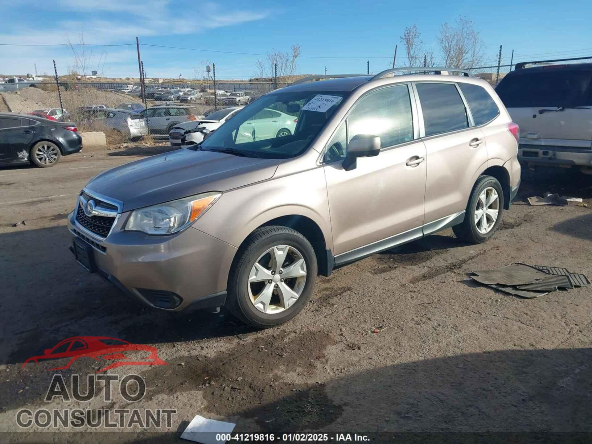 SUBARU FORESTER 2014 - JF2SJACC6EG453086