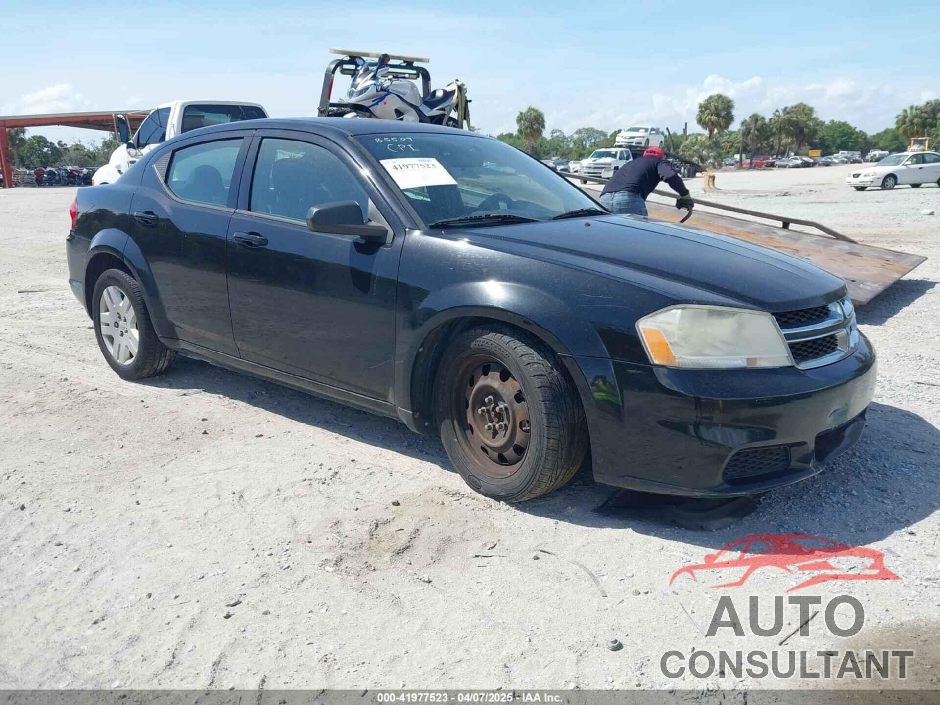 DODGE AVENGER 2013 - 1C3CDZAB8DN650603