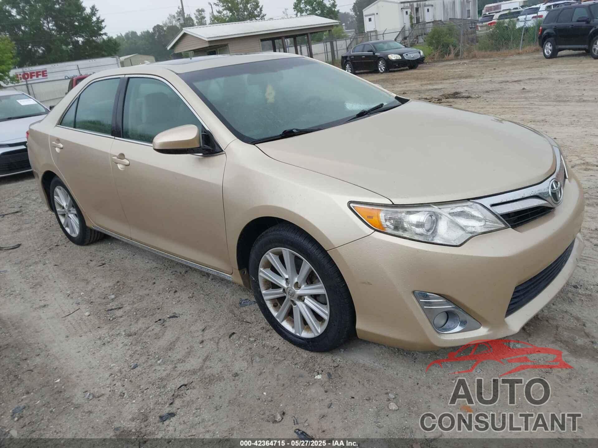 TOYOTA CAMRY 2012 - 4T1BK1FK0CU523528
