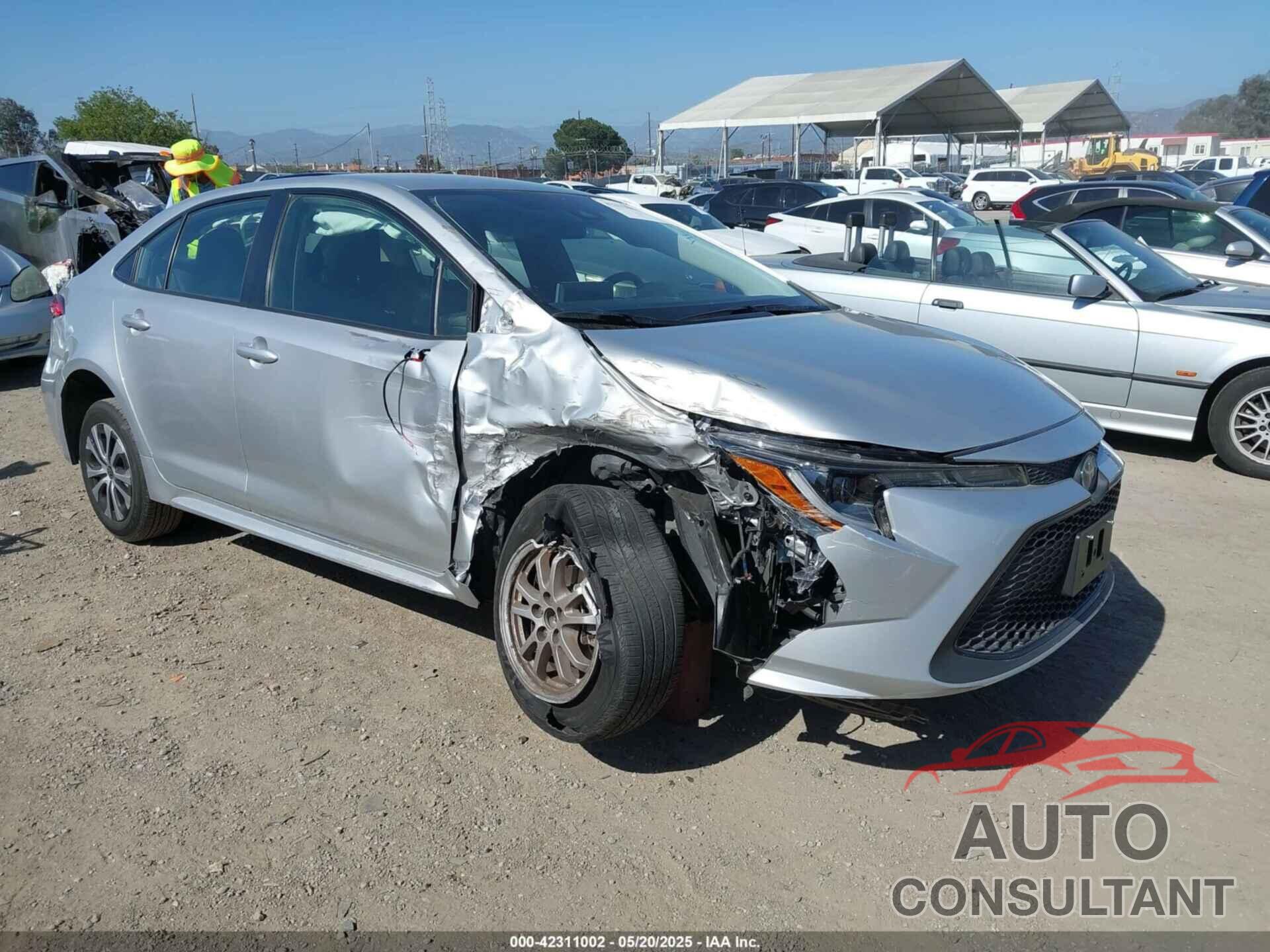 TOYOTA COROLLA 2021 - JTDEAMDE9MJ010185