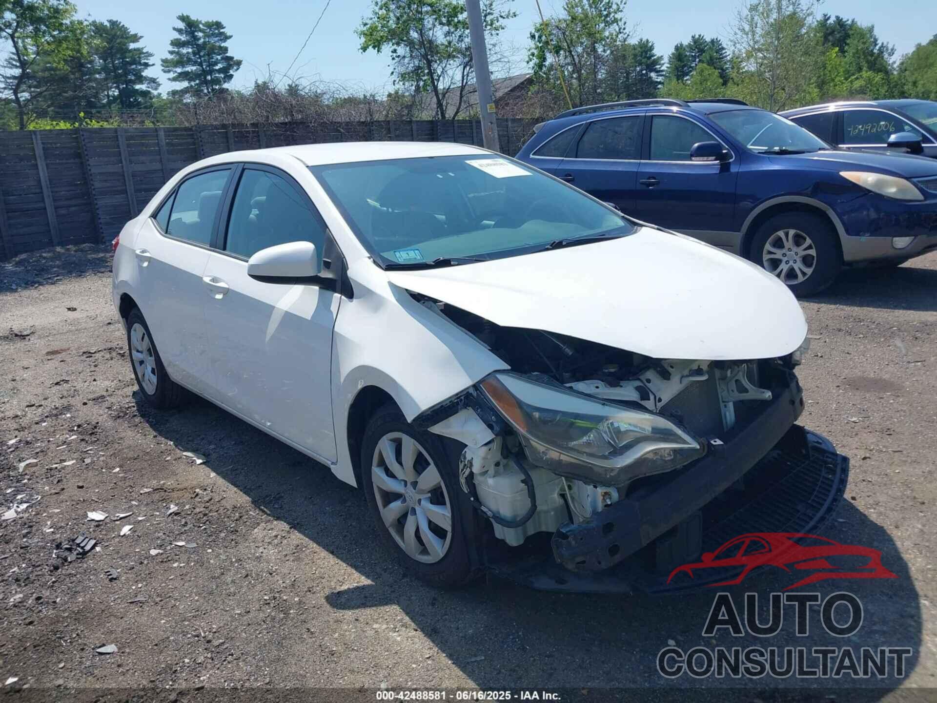 TOYOTA COROLLA 2014 - 2T1BURHE2EC026842