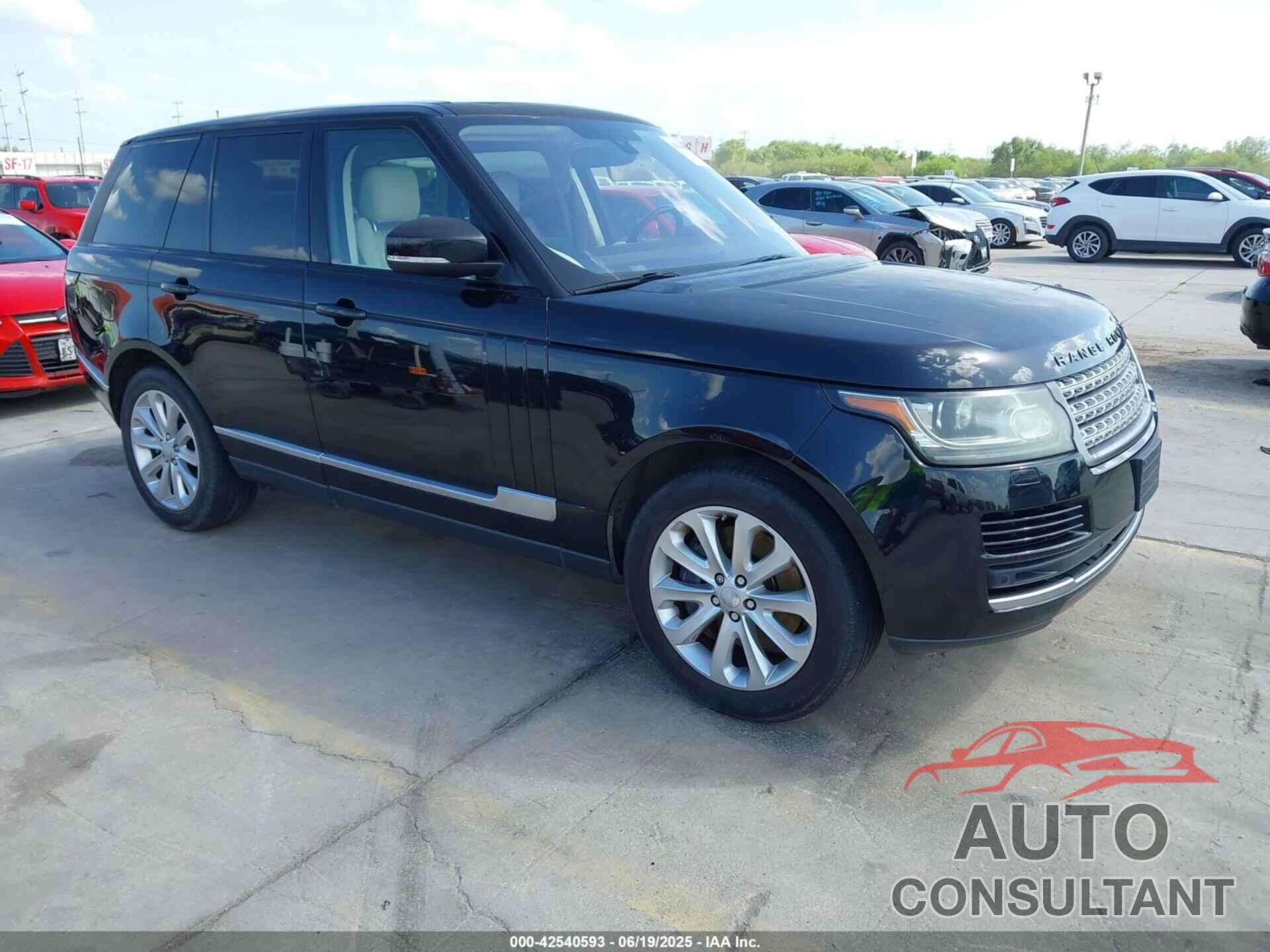 LAND ROVER RANGE ROVER 2016 - SALGS2VF6GA270624