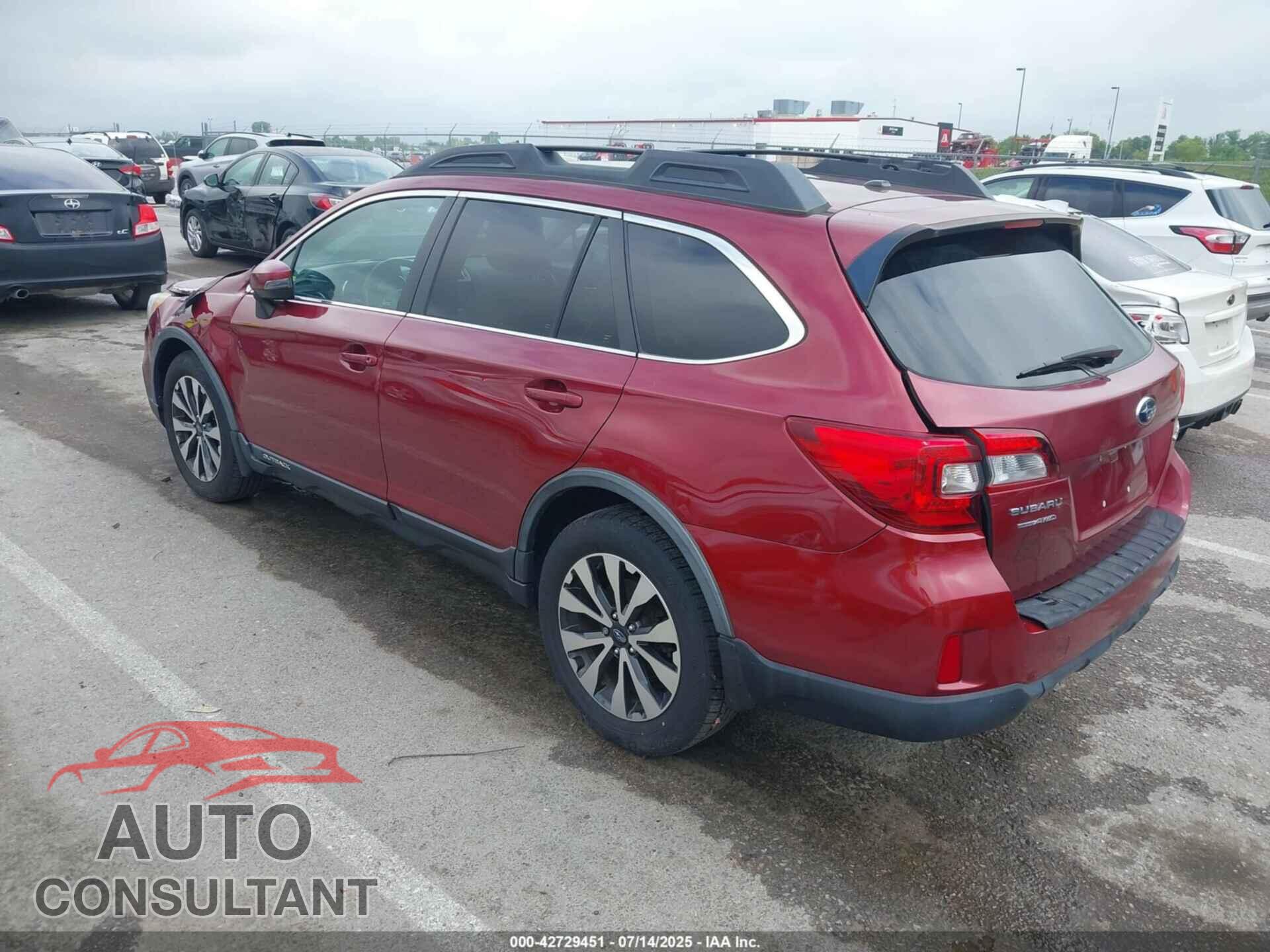 SUBARU OUTBACK 2015 - 4S4BSBLC8F3324840
