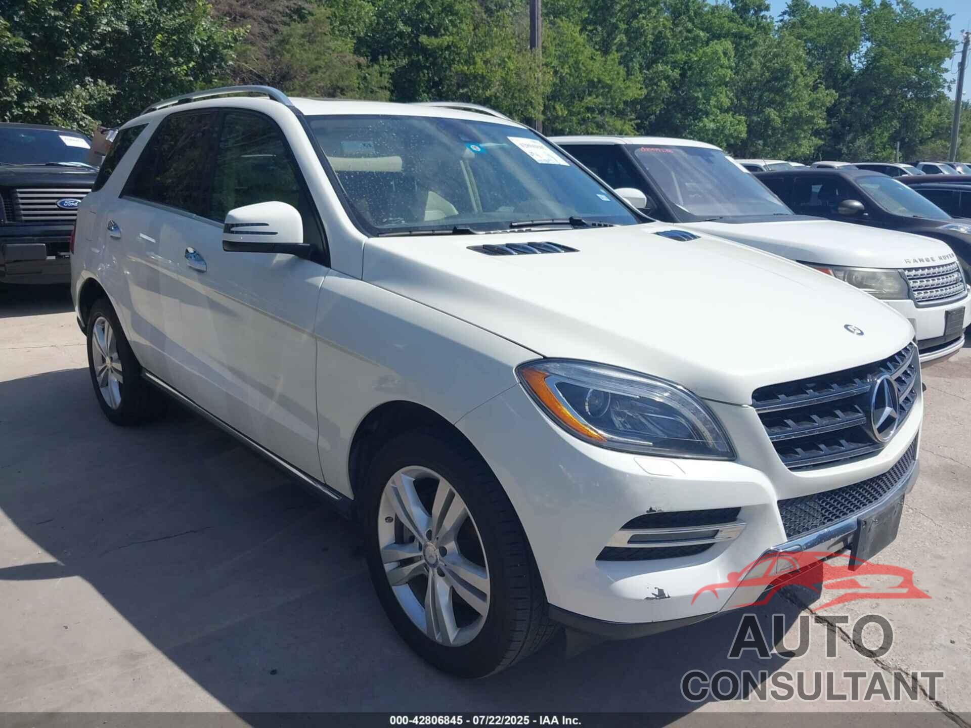 MERCEDES-BENZ ML 350 2013 - 4JGDA5JB0DA156529