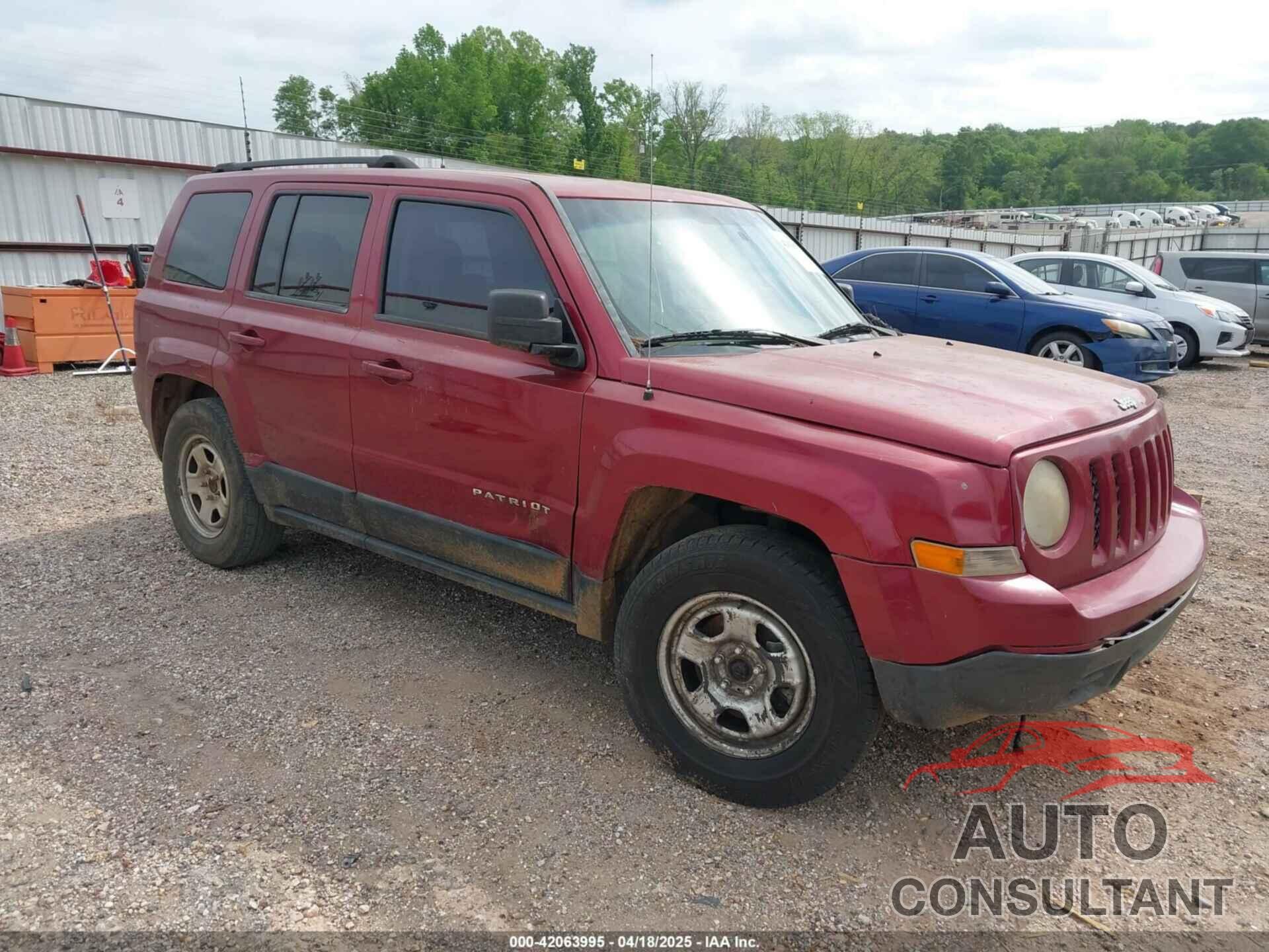 JEEP PATRIOT 2012 - 1C4NJPBA8CD550979