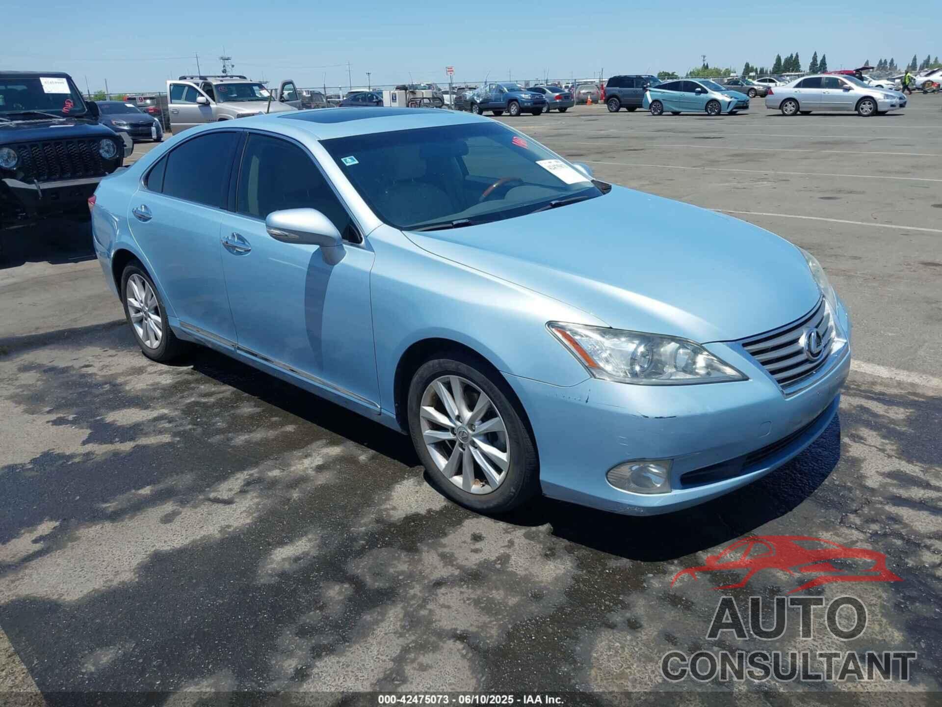LEXUS ES 350 2012 - JTHBK1EG9C2475877