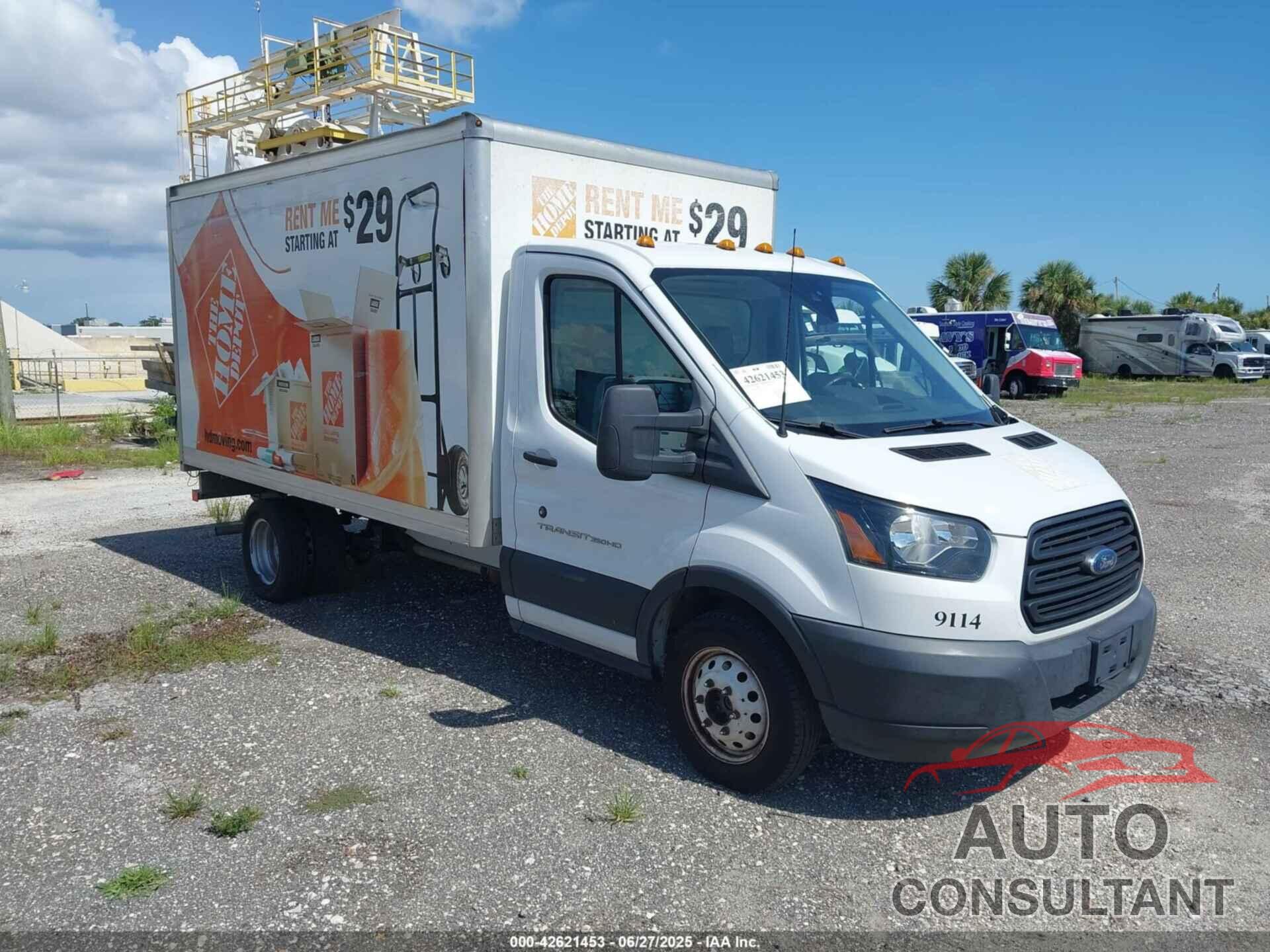 FORD TRANSIT-350 CAB 2019 - 1FDBF8ZMXKKA68224
