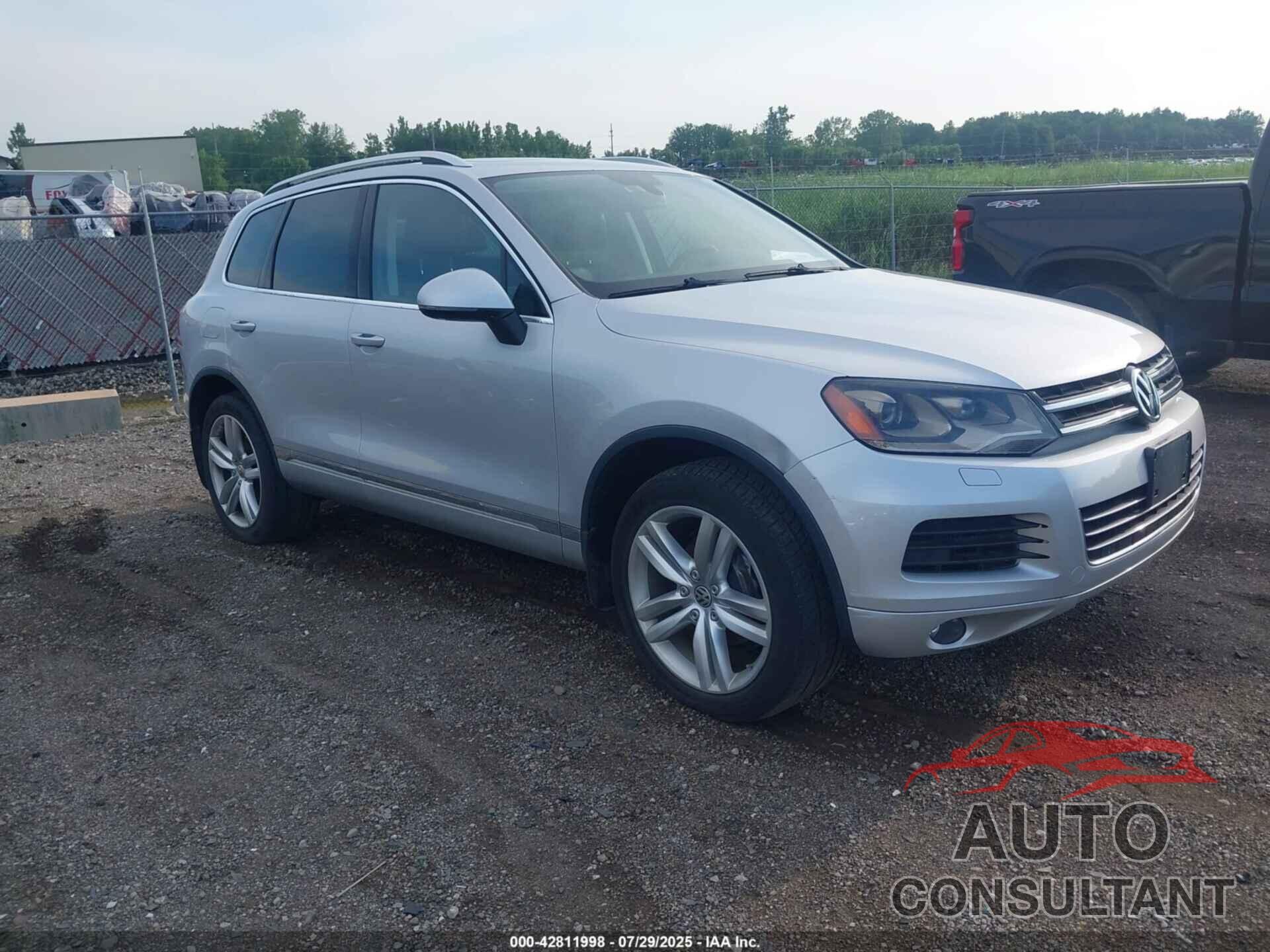 VOLKSWAGEN TOUAREG 2013 - WVGEP9BP7DD005836