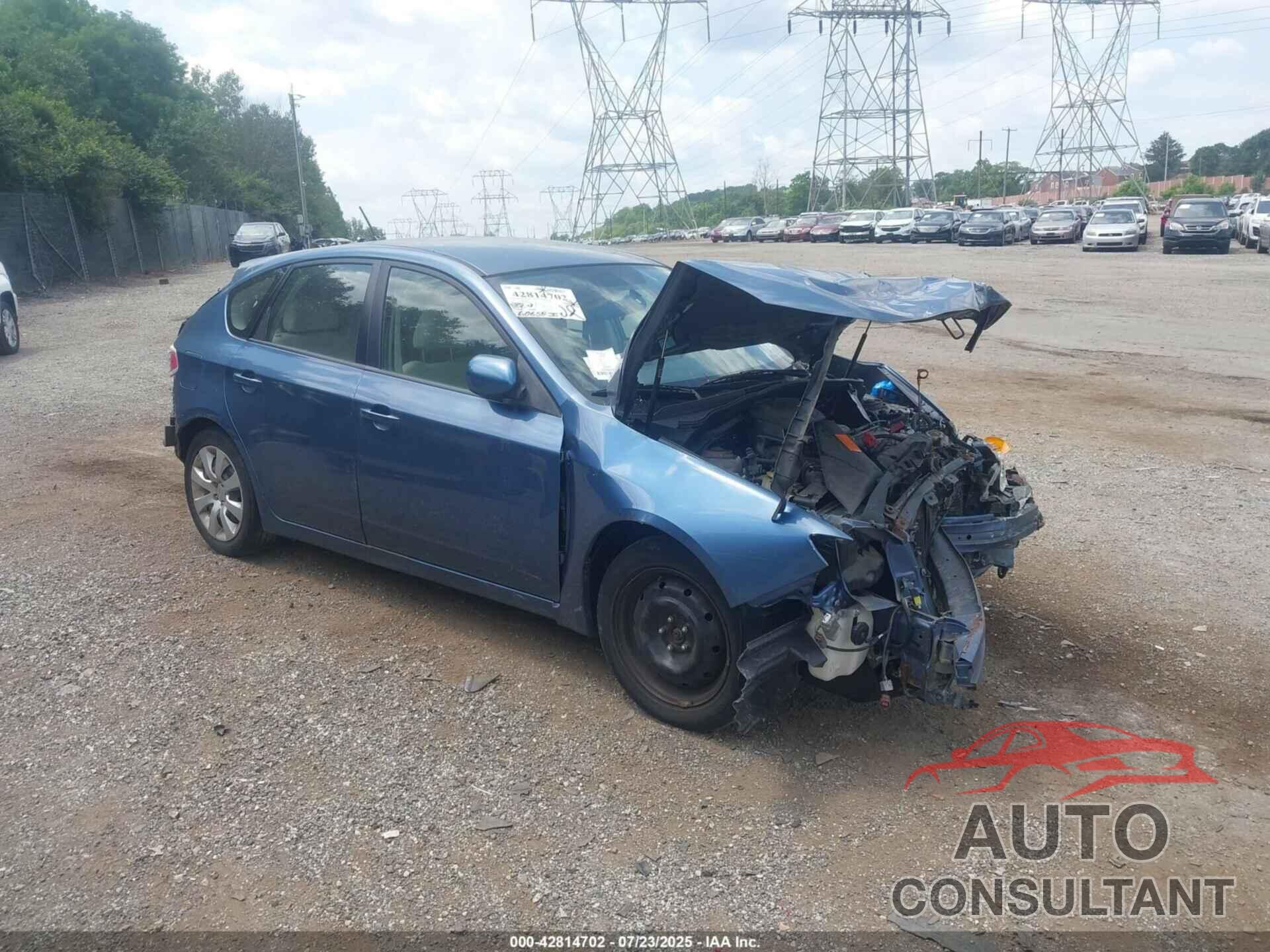 SUBARU IMPREZA 2009 - JF1GH61649H814993