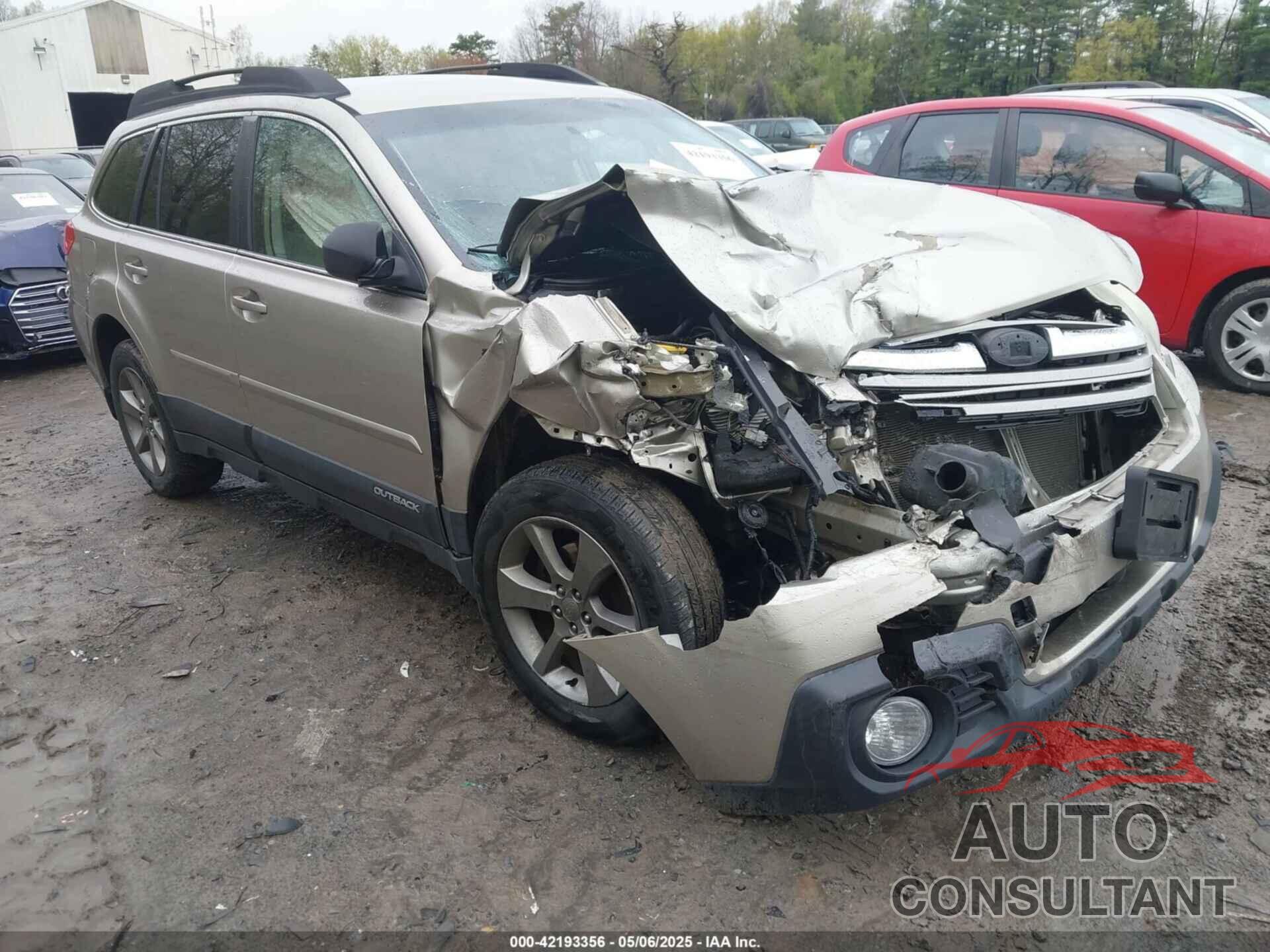 SUBARU OUTBACK 2014 - 4S4BRBCC2E3264564