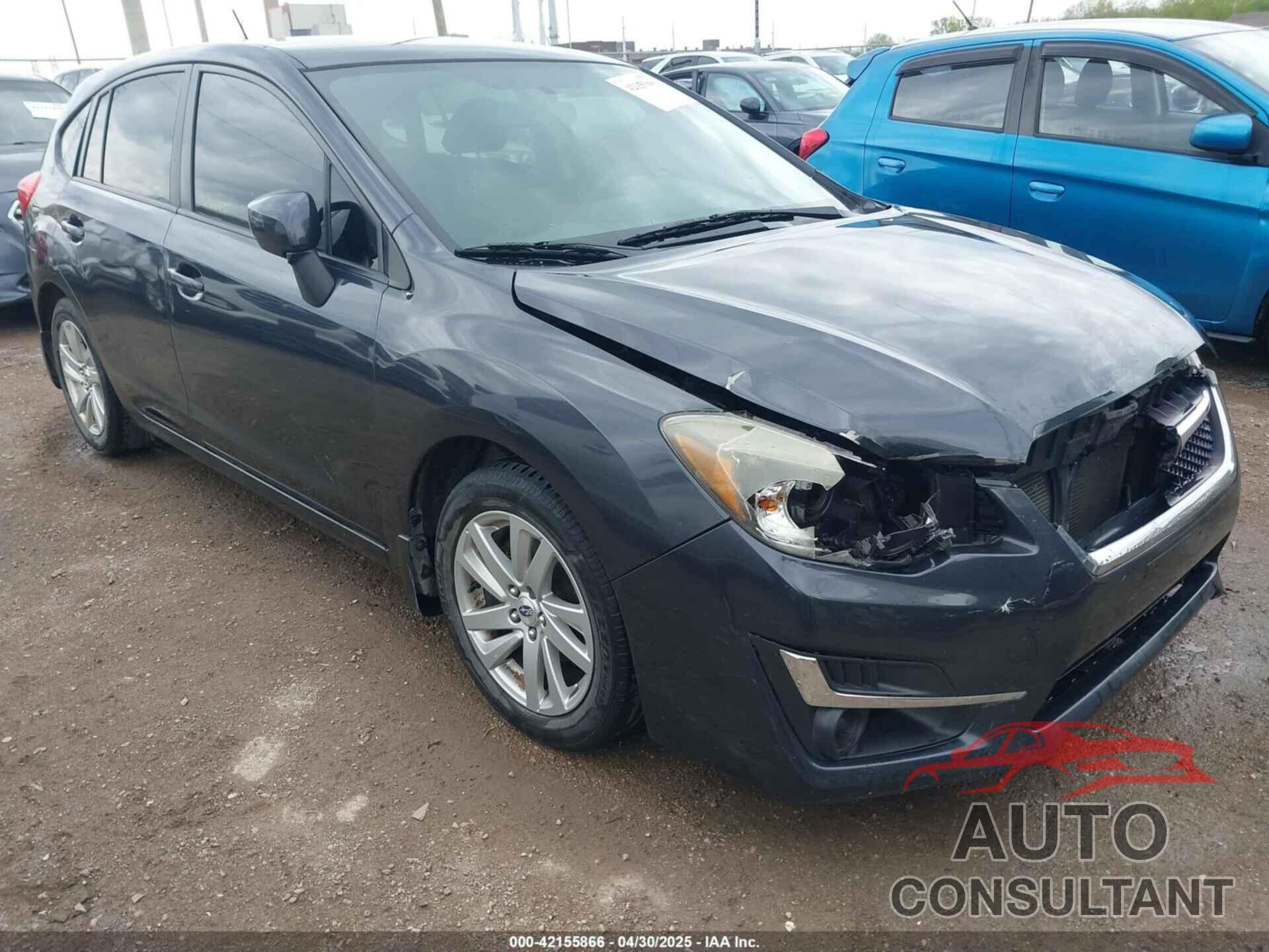 SUBARU IMPREZA 2015 - JF1GPAC64FH268906