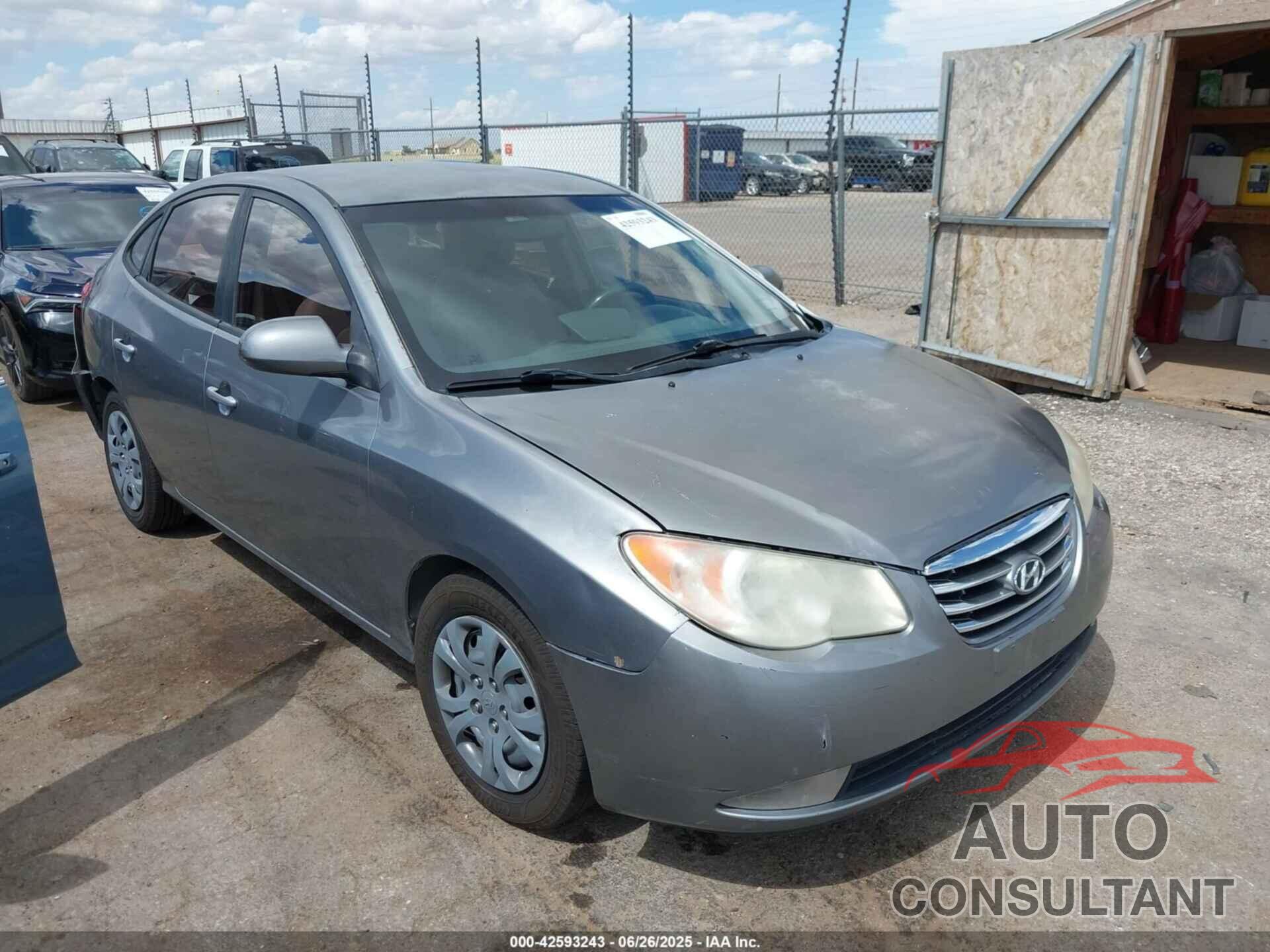 HYUNDAI ELANTRA 2010 - KMHDU4AD0AU041409