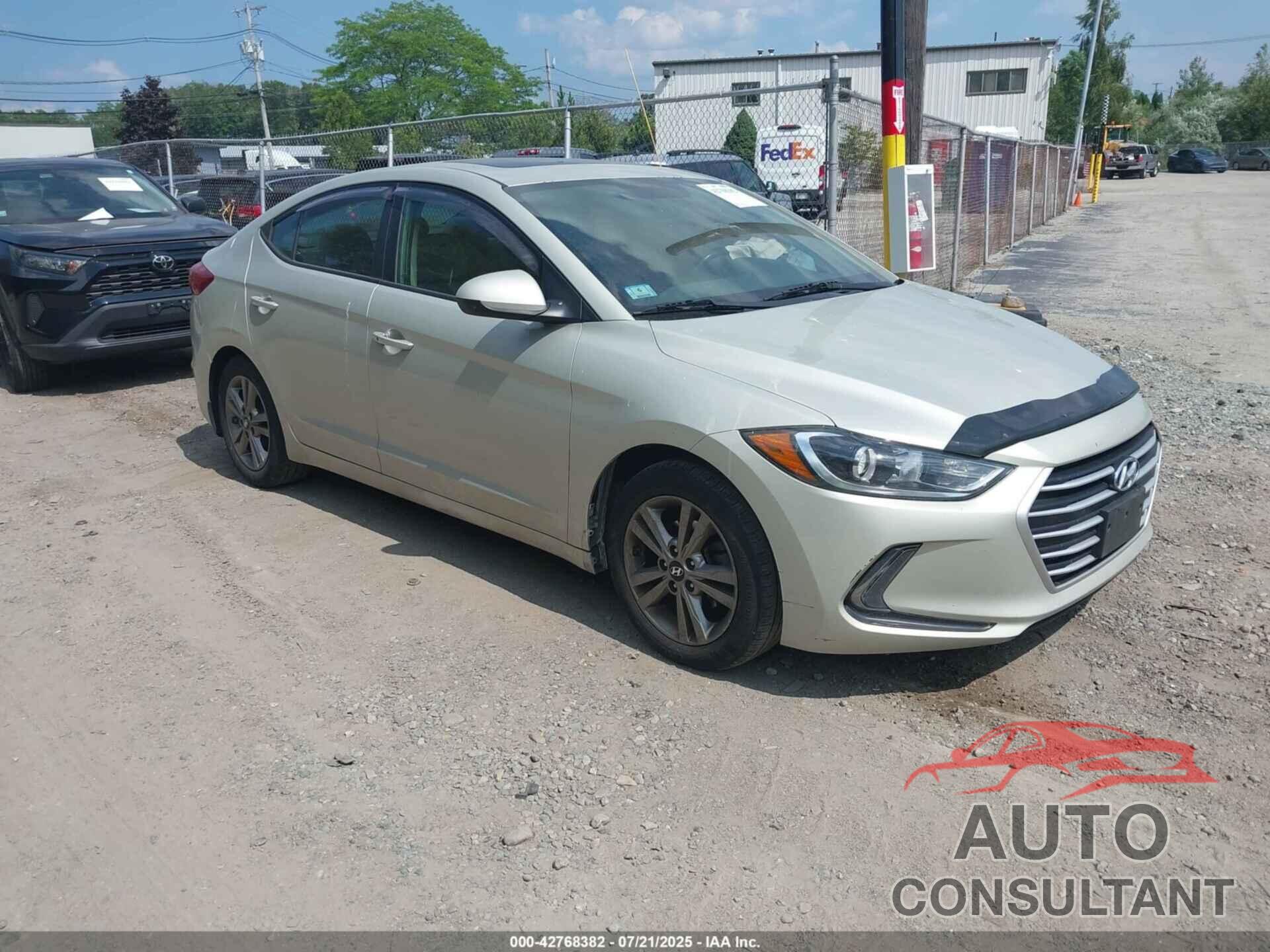 HYUNDAI ELANTRA 2017 - 5NPD84LFXHH129685
