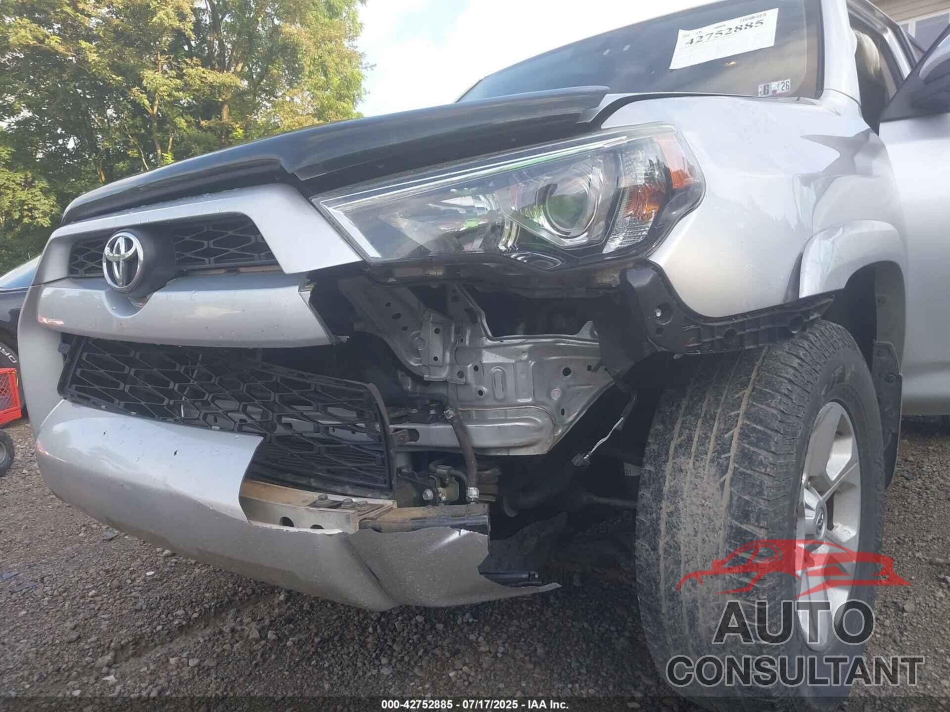 TOYOTA 4RUNNER 2016 - JTEBU5JR3G5306416