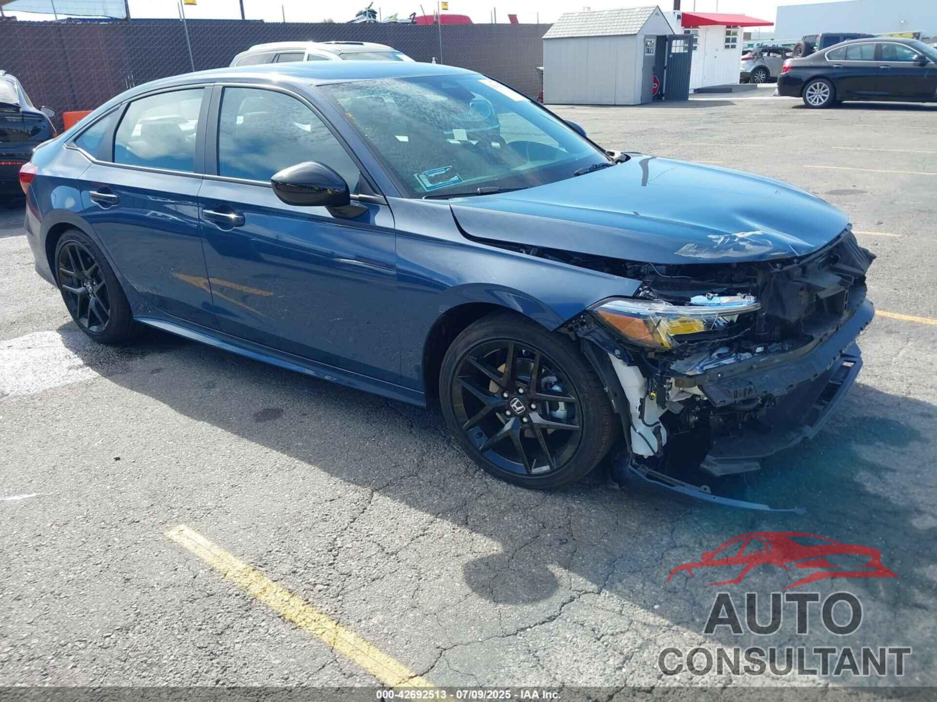 HONDA CIVIC HYBRID 2025 - 2HGFE4F81SH322436