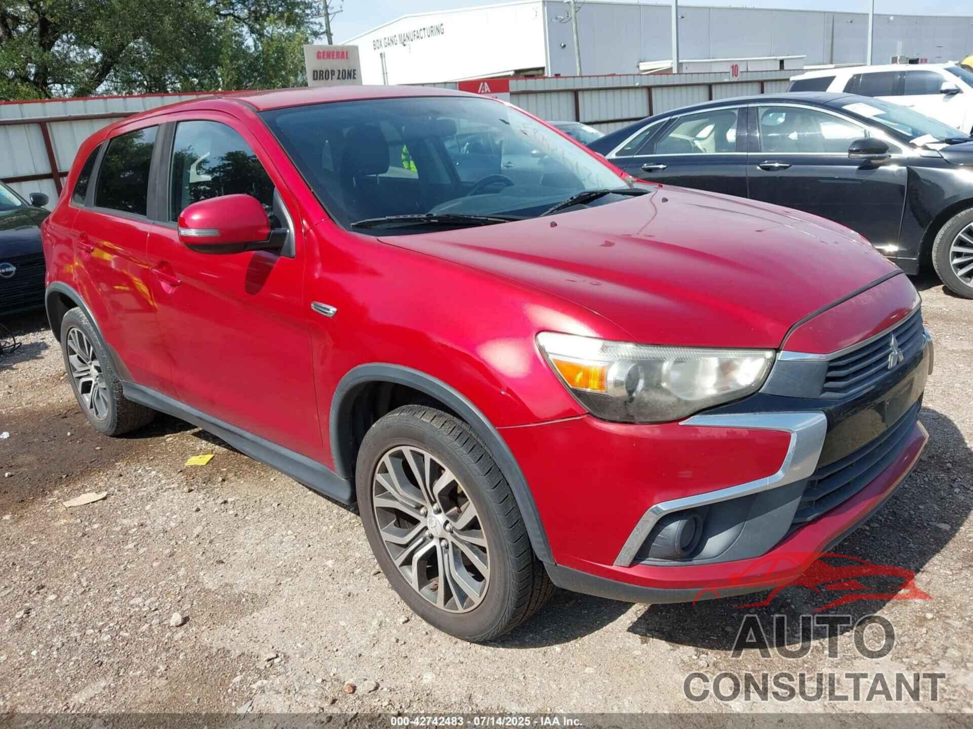 MITSUBISHI OUTLANDER SPORT 2016 - JA4AP3AU8GZ040958