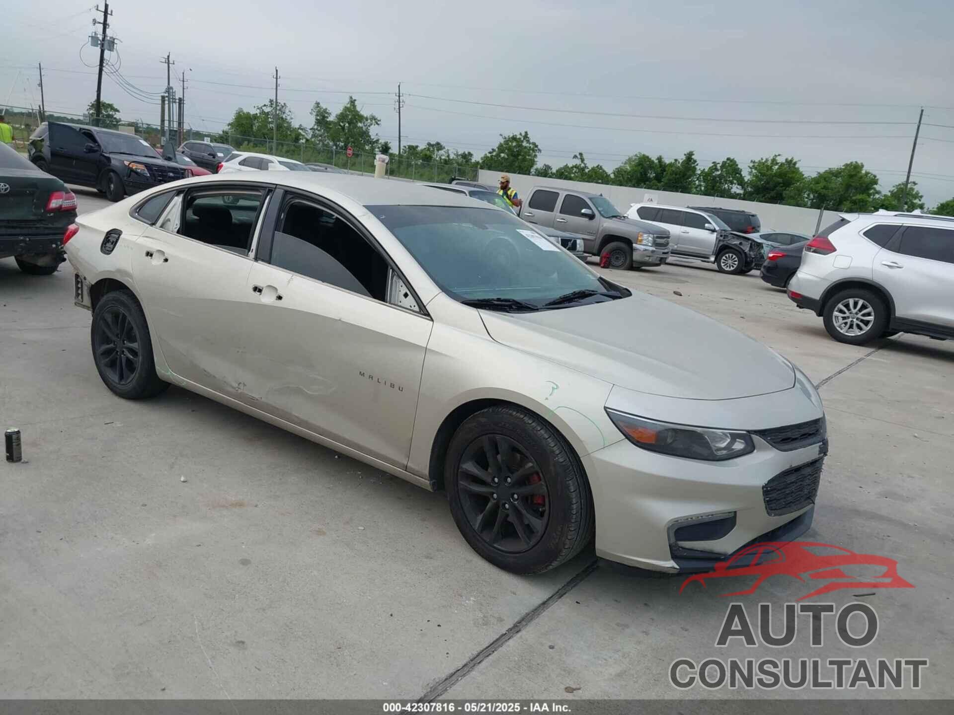 CHEVROLET MALIBU 2016 - 1G1ZE5ST7GF284904