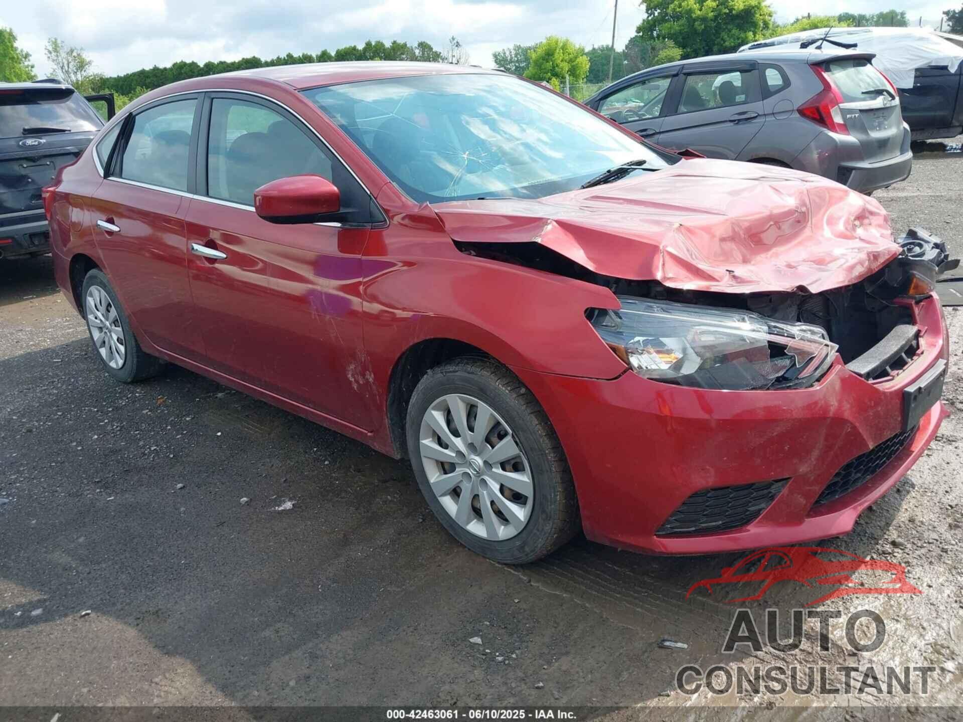 NISSAN SENTRA 2017 - 3N1AB7AP9HY231549