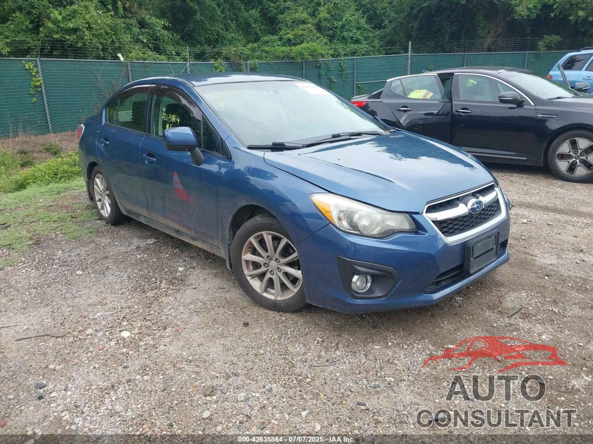 SUBARU IMPREZA 2013 - JF1GJAC60DH012924